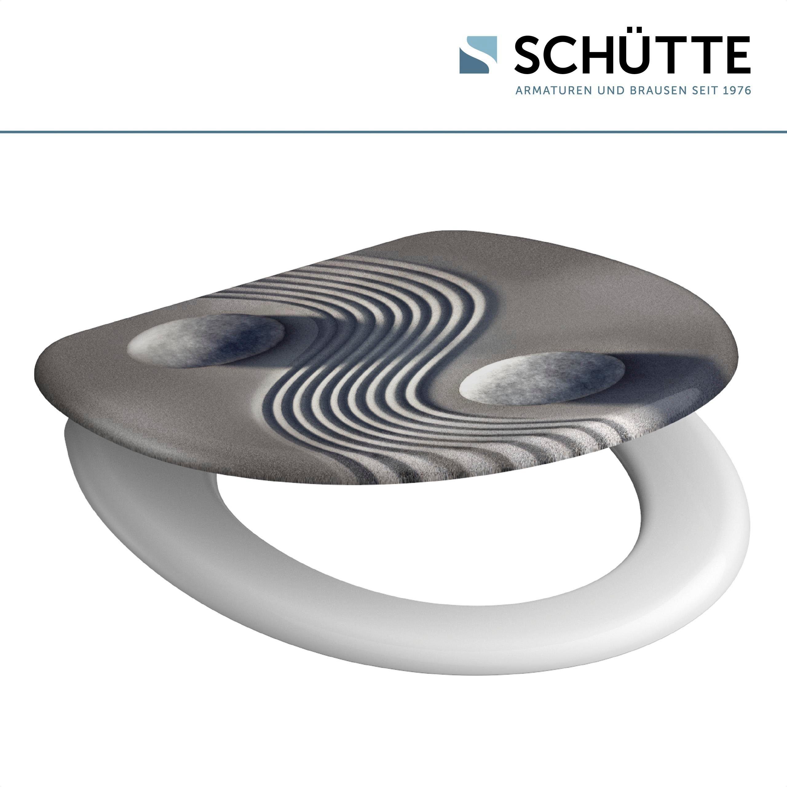 Schütte Toiletzitting Yin & Yang Duroplast, met soft-closemechanisme