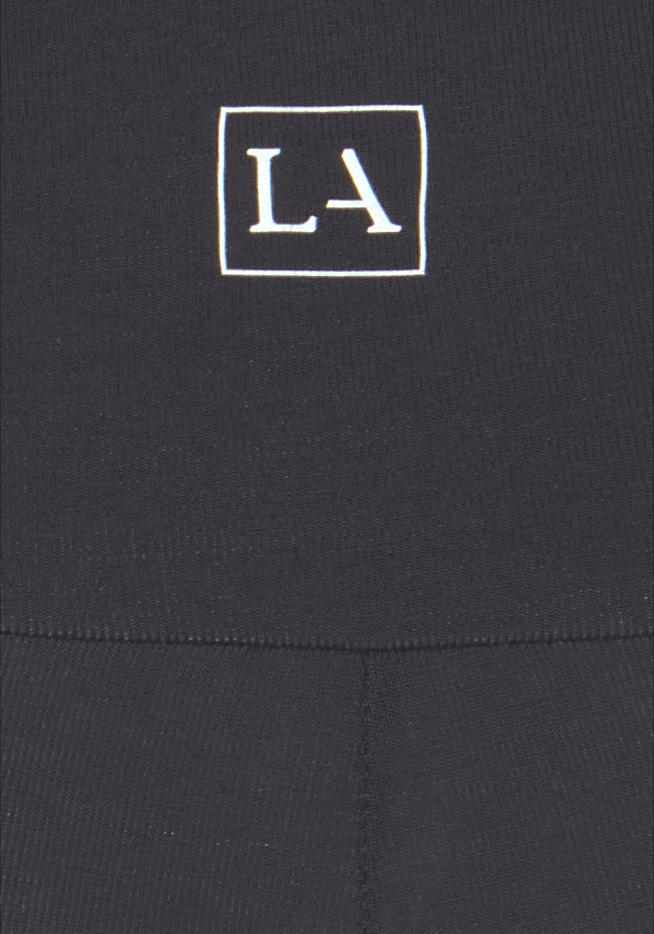 Lascana Caprilegging met brede zachte boord, loungewear