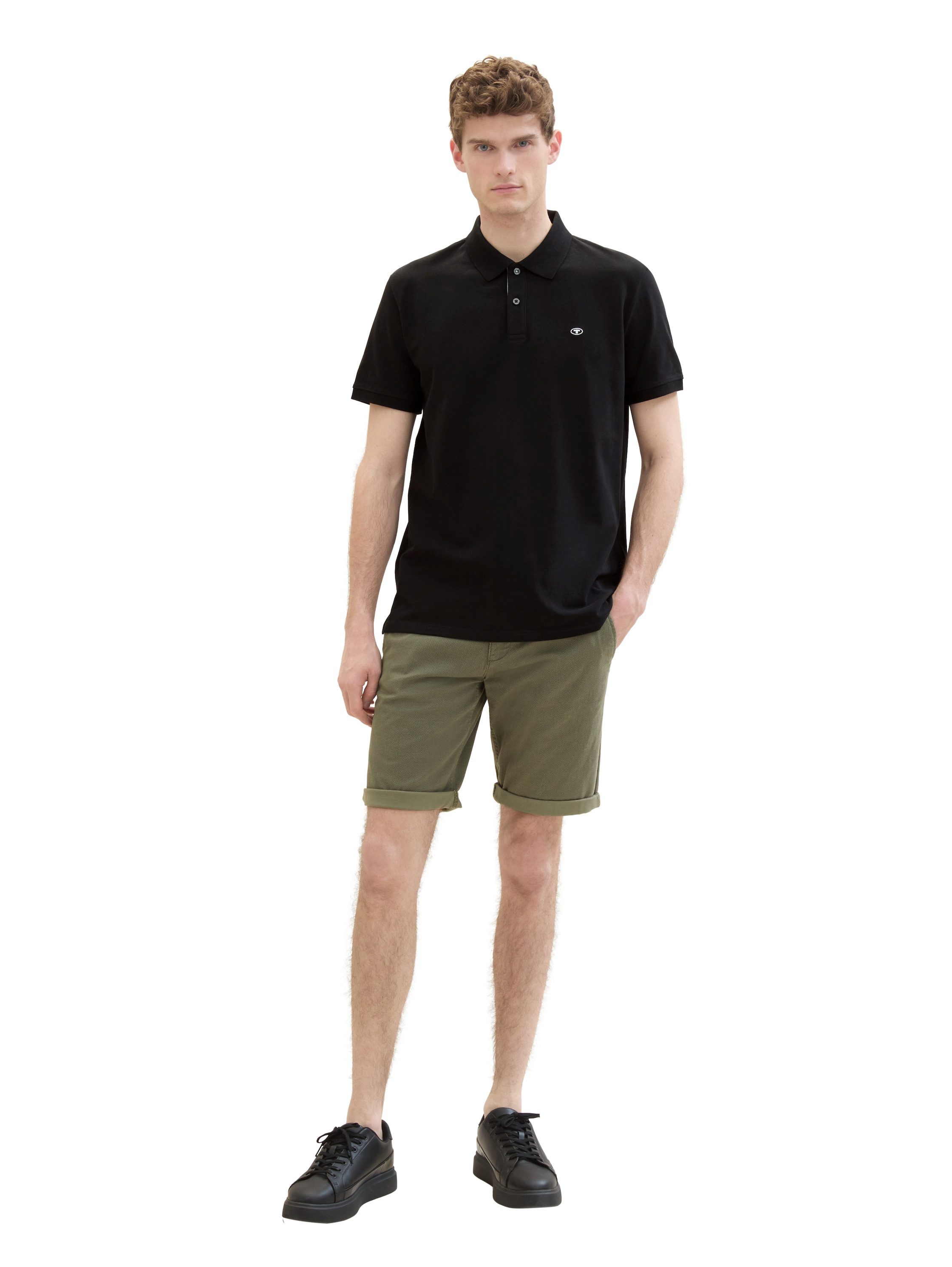 Tom Tailor Bermuda met paspelzakje