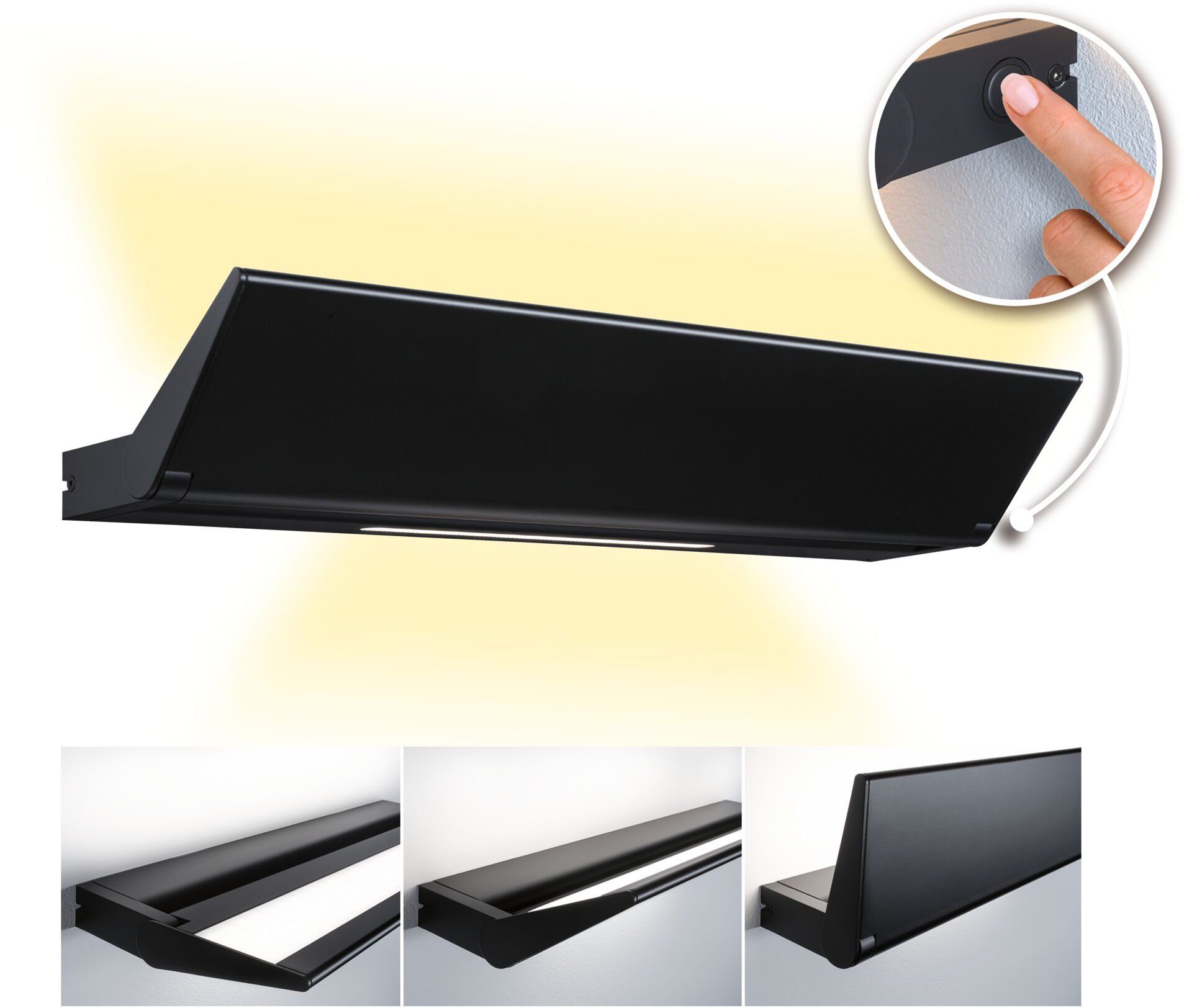 Paulmann Wandlamp Ranva (1 stuk) plafondlampen zwart