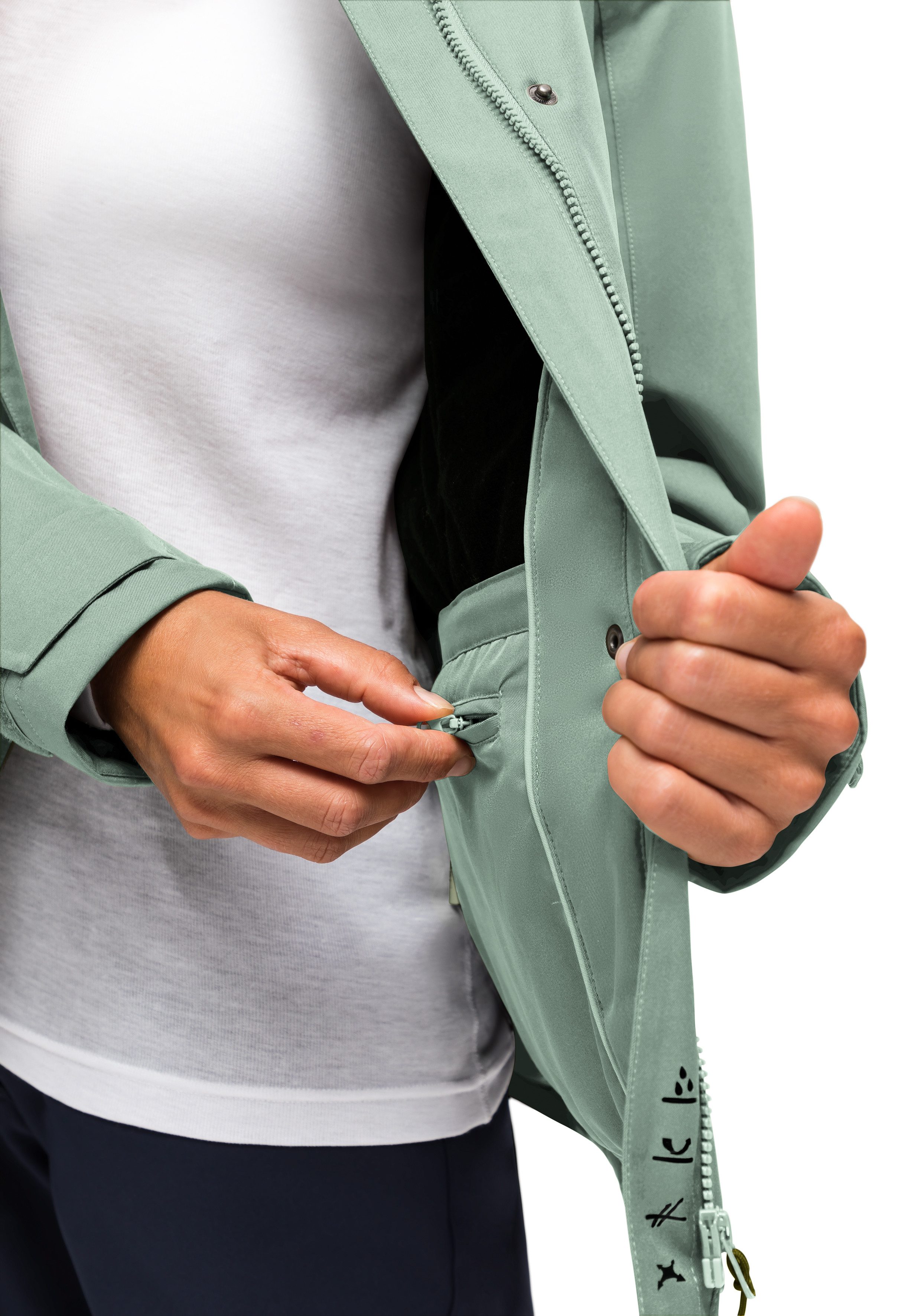 Maier Sports Functioneel jack Lisbon Damesjack warm gewatteerd winterjack wind waterdicht regular fit
