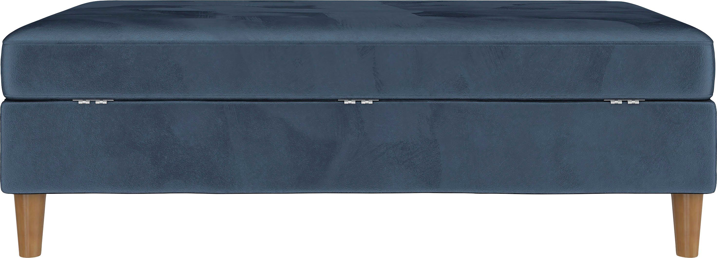 Dorel Home Hocker met bergruimte Lilly met bergruimte, vrij in ruimte plaatsbaar, zithoogte 43 cm (1 stuk)