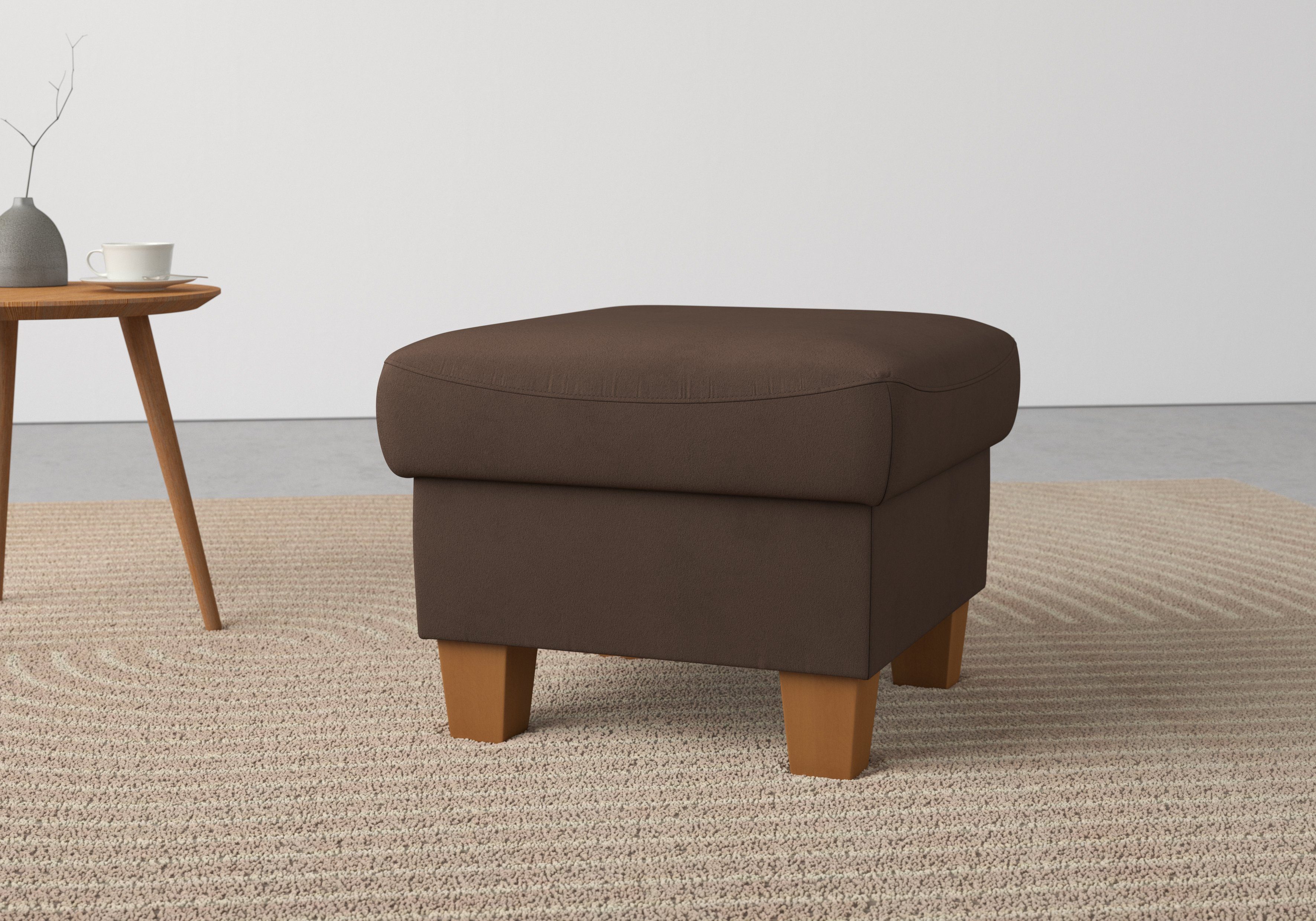 Home affaire Hocker met bergruimte CALDERA Bergruimte, ook in easy care-bekleding voor eenvoudig schoonmaken met water hockers maat Luxe-microvezel