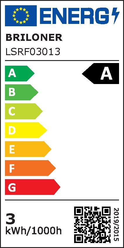 Briloner Leuchten Led-verlichting Ultra-efficiënte lichtbron EEK A, E14 Druppel, 2-pack