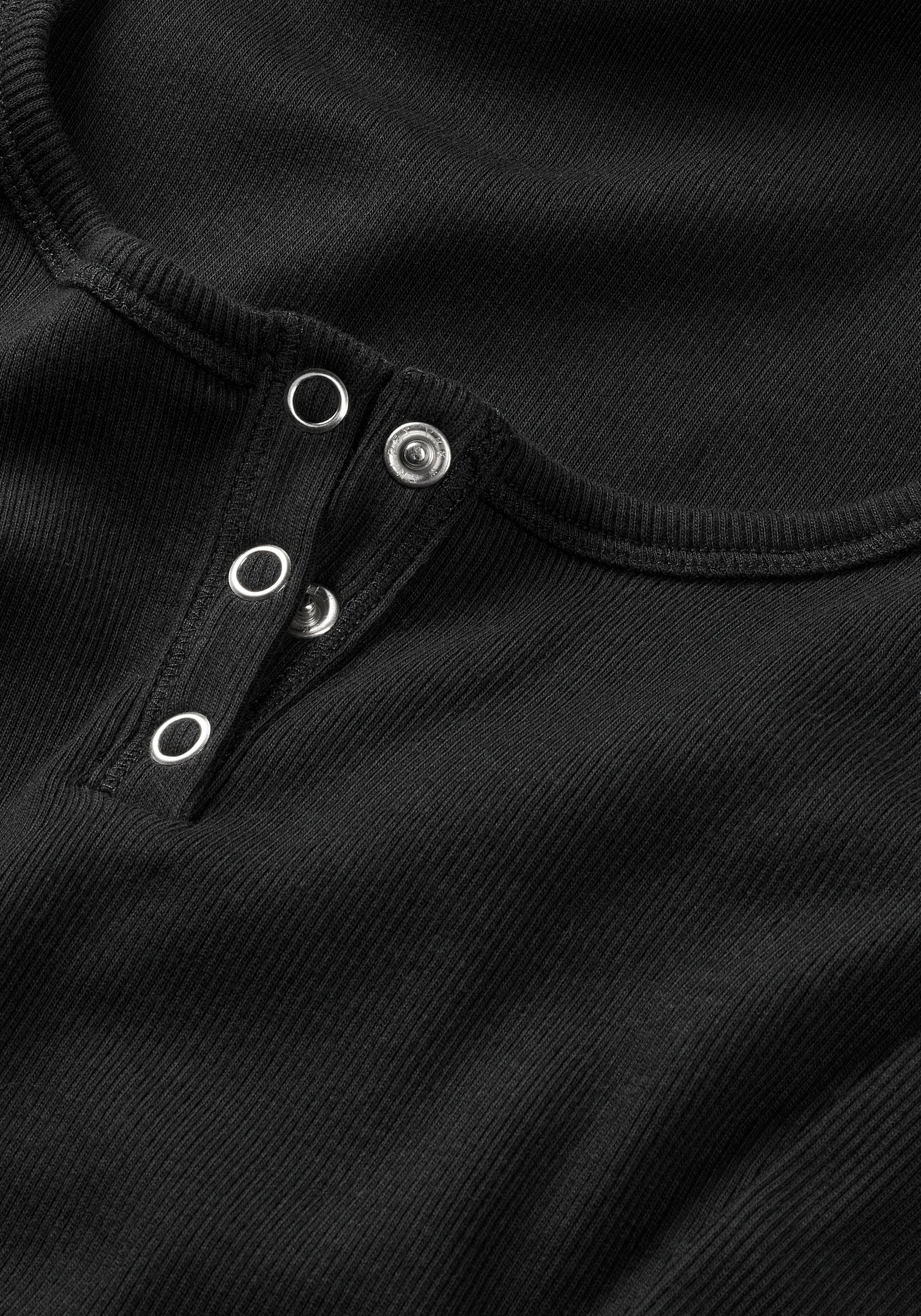 TOMMY JEANS Blousejurk TJW HENLEY FLARE DRESS