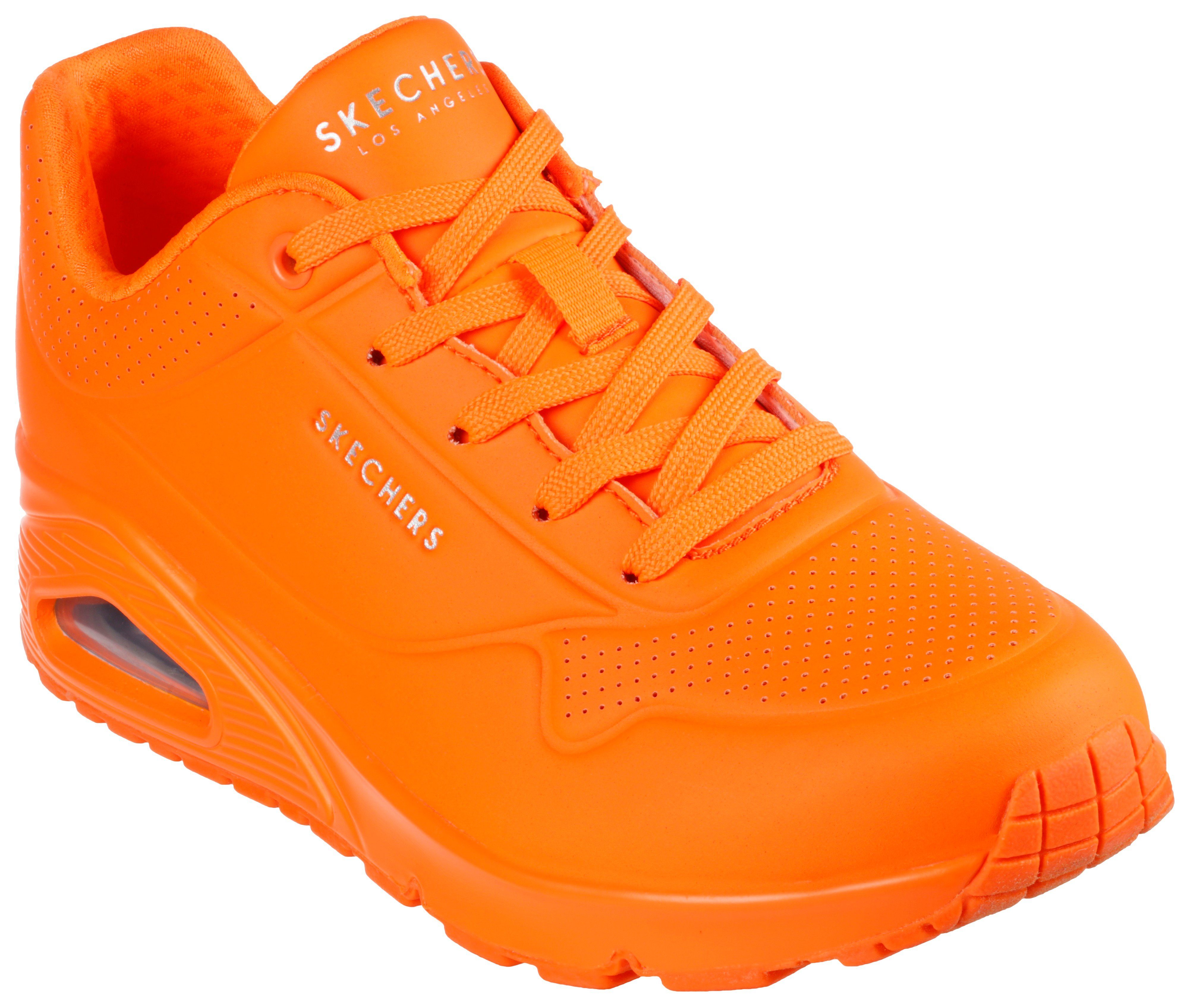 Skechers Sneakers UNO - NIGHT SHADES jongens lage sneakers maat 39 EU oranje