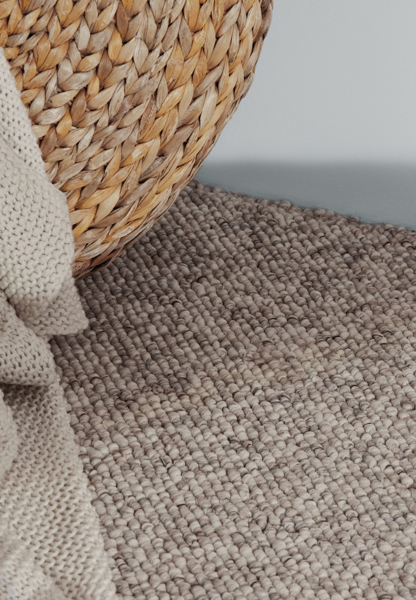 ELLE DECORATION Vloerkleed Rocco Loper, wasbaar, woonkamer, eetkamer, wol-look