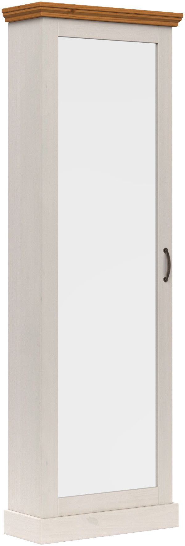 Home affaire Schoenenkast Selma met spiegelt deur en 6 schoenrijen, breedte 60 cm, hoogte 180 cm schoenenkasten wit