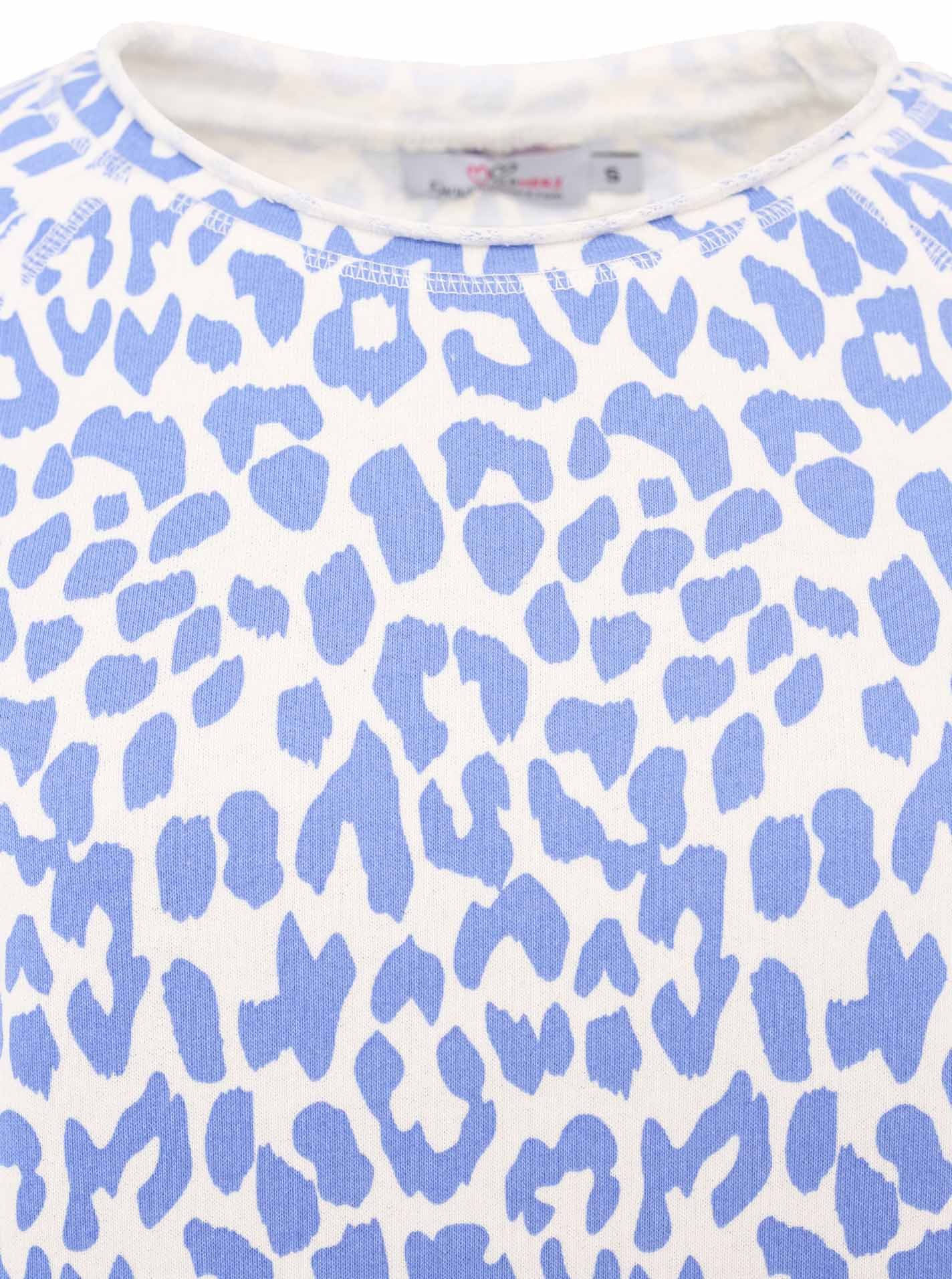 Zwillingsherz Sweater Leo allover met dierlijk printdesign