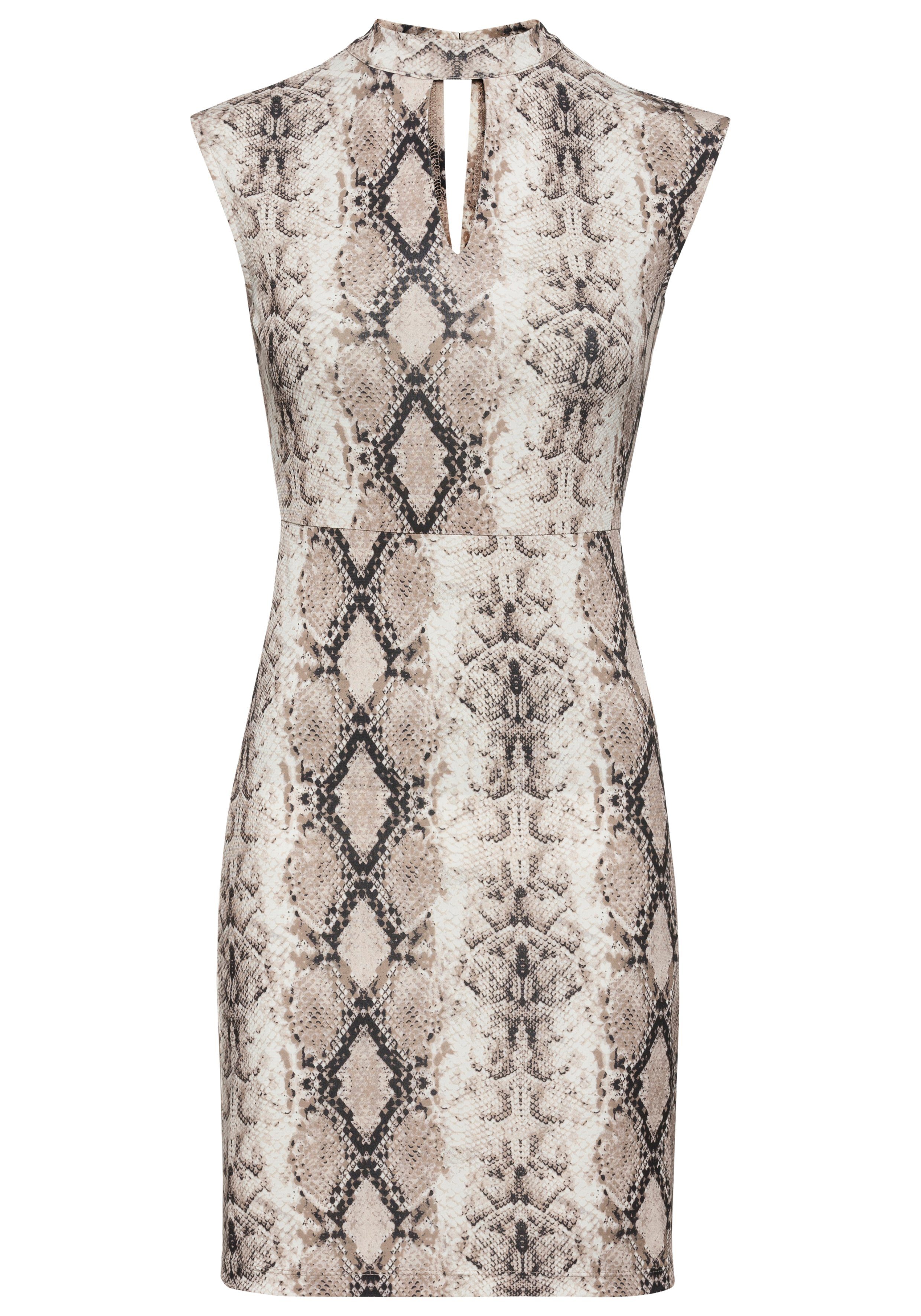 Melrose Mini-jurk met moderne animal-print