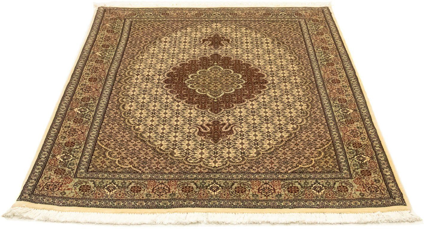 morgenland Vloerkleed Täbriz 50 Raj vloerkleed met de hand geknoopt beige handgeknoopt