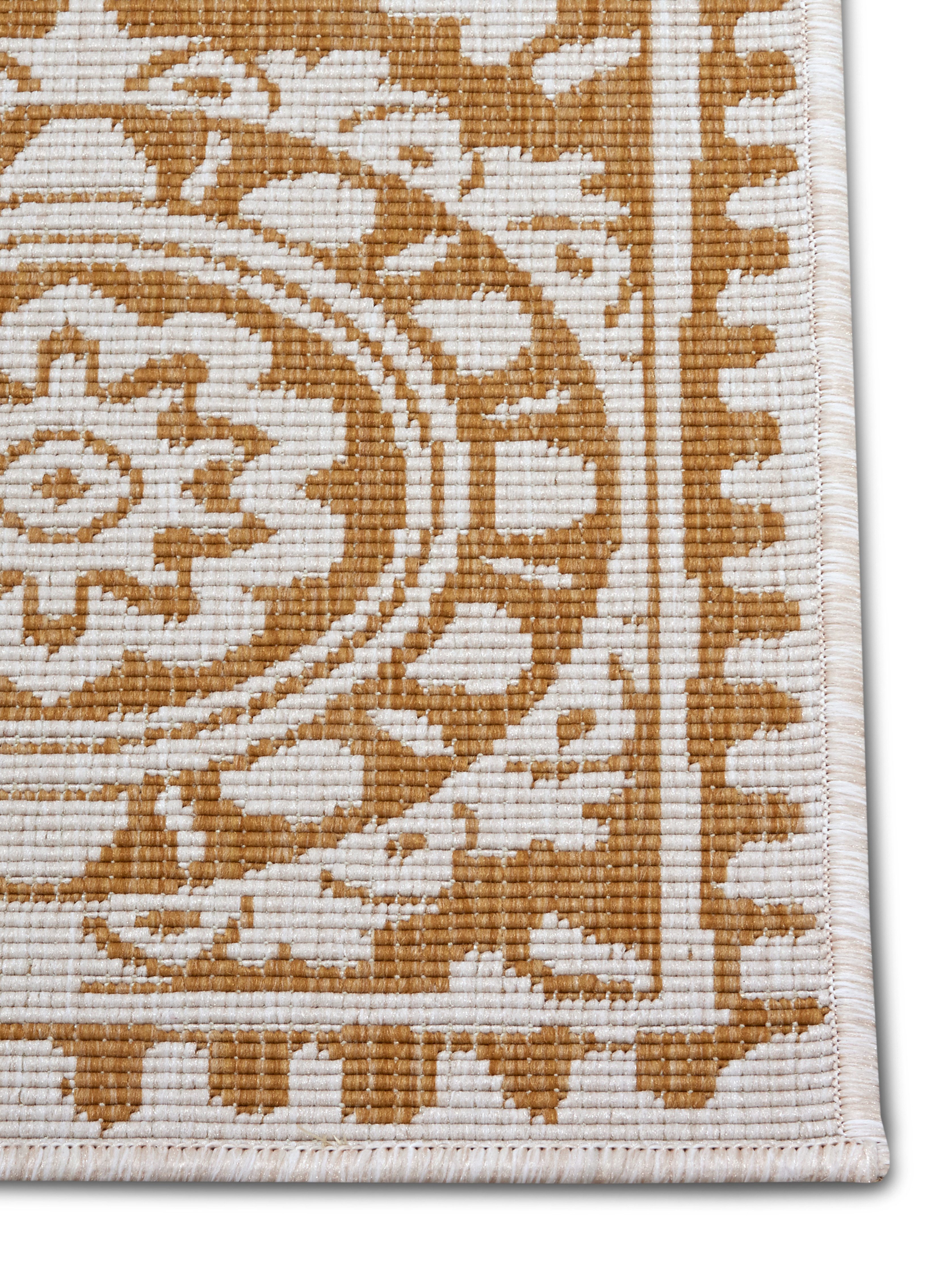 NORTHRUGS Loper Jardin Tweezijdig te gebruiken kleed, in-& outdoor, vintage, balkon, tuin, woonkamer, hal