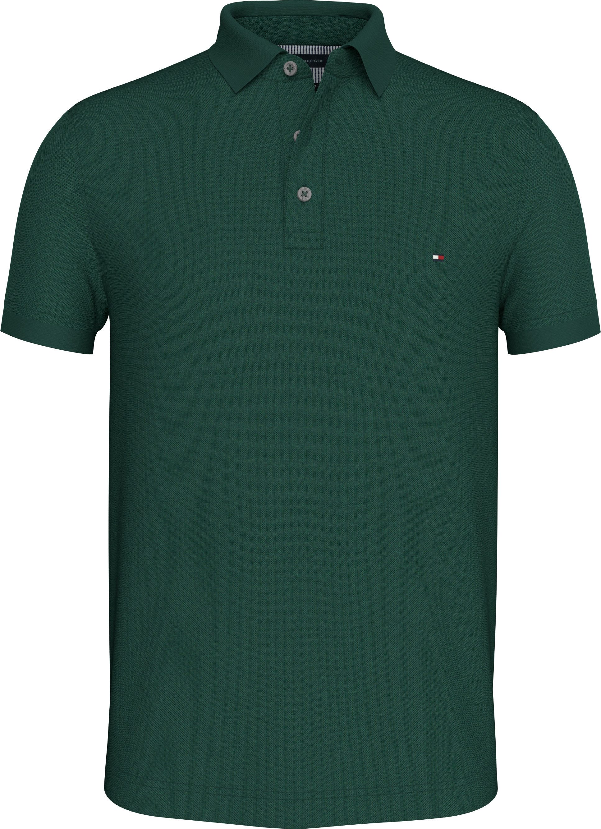 Tommy Hilfiger Poloshirt 1985 SLIM POLO van iets gestructureerd piqué
