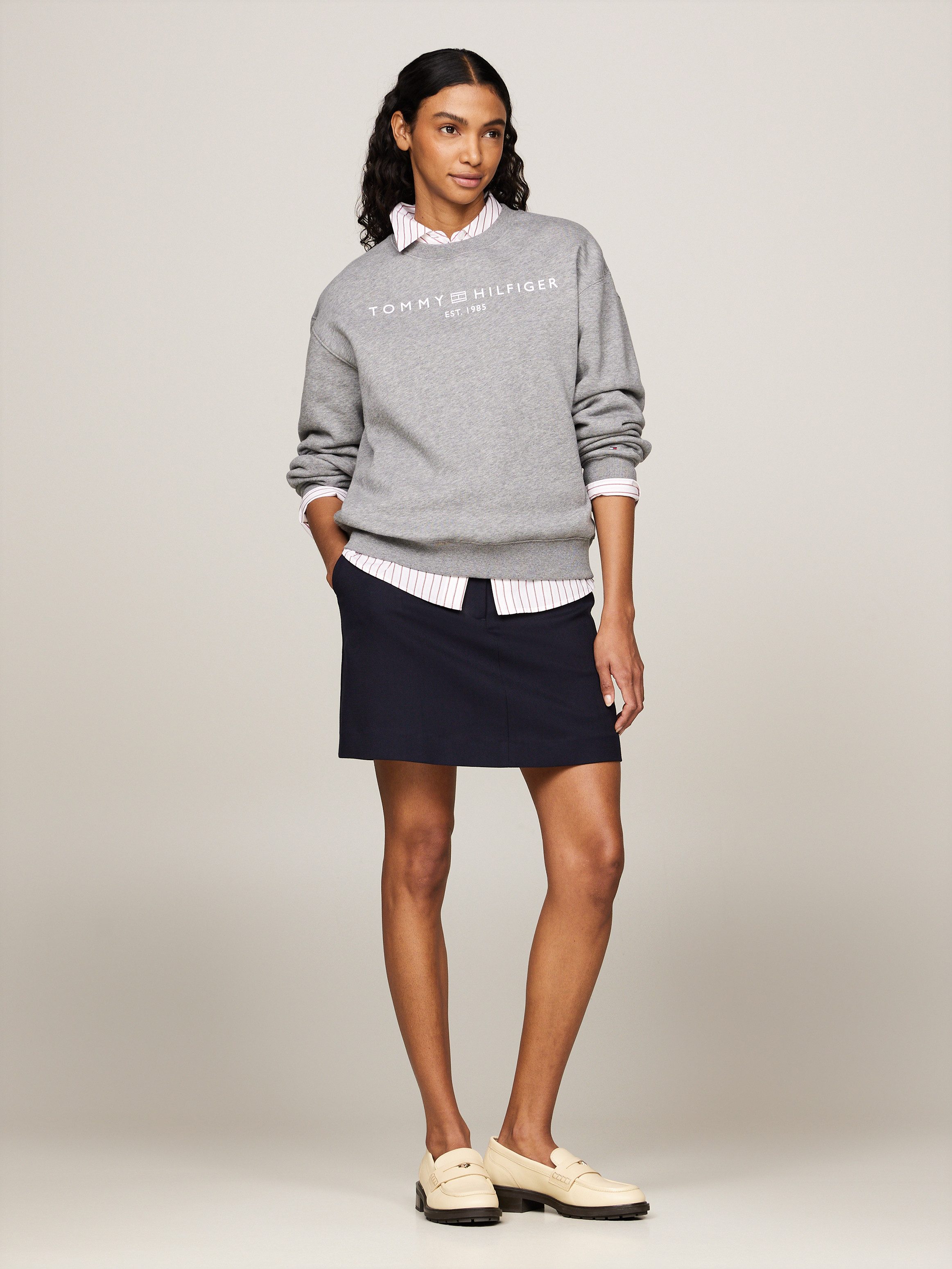 Tommy Hilfiger Sweatshirt MDRN REG CORP LOGO C-NK SWTSHRT