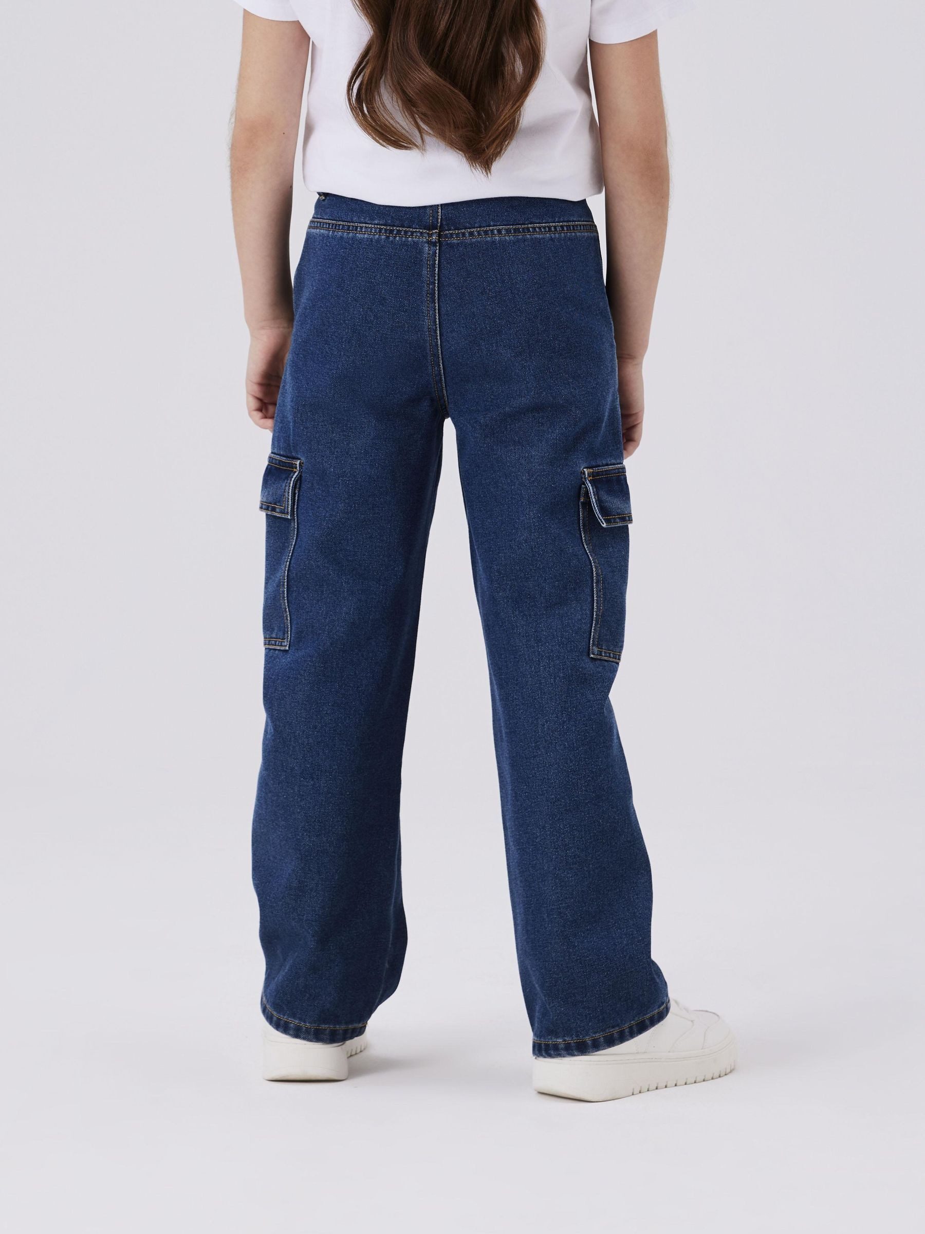 Name It Wijde jeans NKFROSE HW WIDE CARGO JEANS 6190-BS NOOS