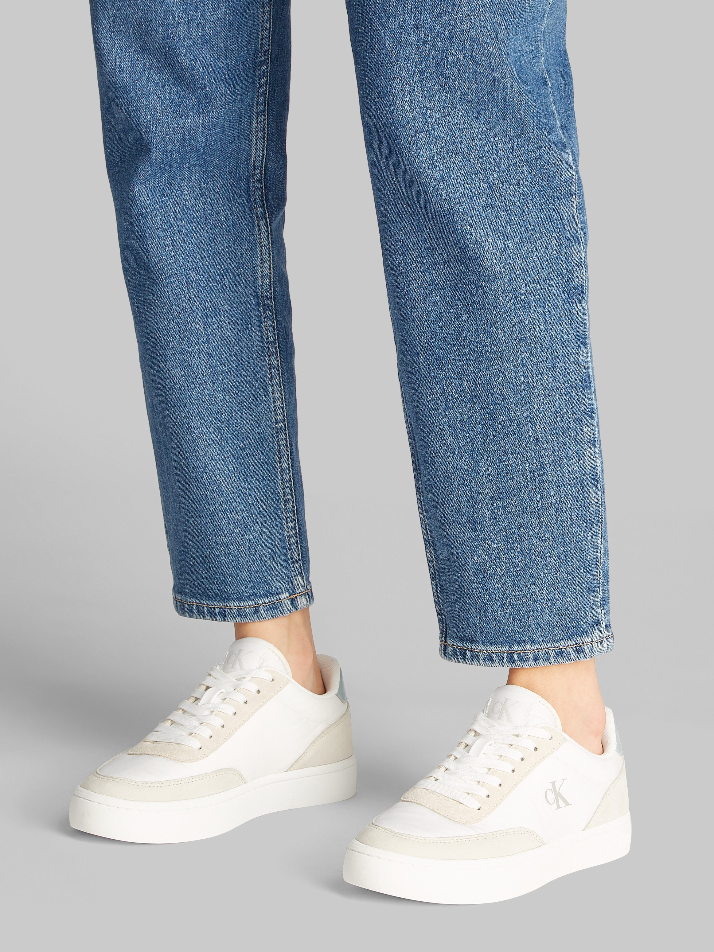 Calvin Klein Sneakers CLASSIC CUPSOLE MIX IN , veterschoenen, vrijetijdsschoen, lage schoen met plateauzool