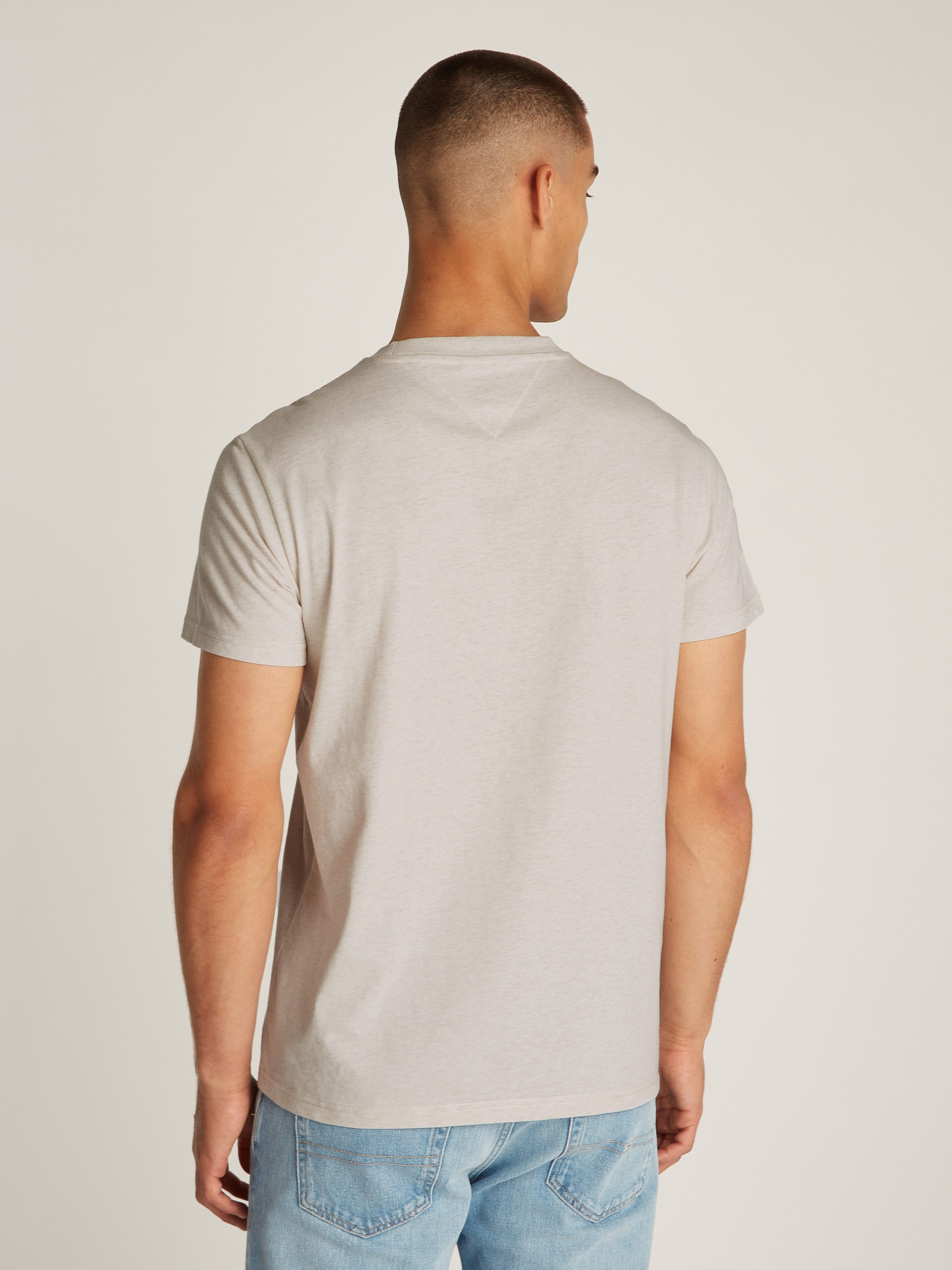 TOMMY JEANS T-shirt TJM SLIM LINEAR CHEST SS TEE EXT