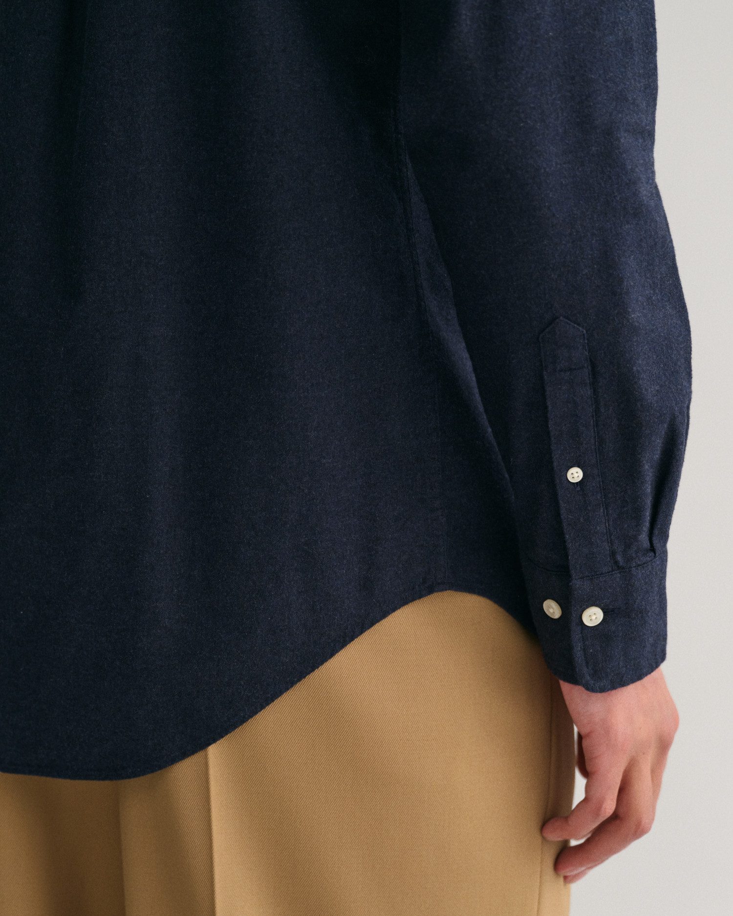 Gant Overhemd met lange mouwen REG FLANNEL MELANGE SHIRT