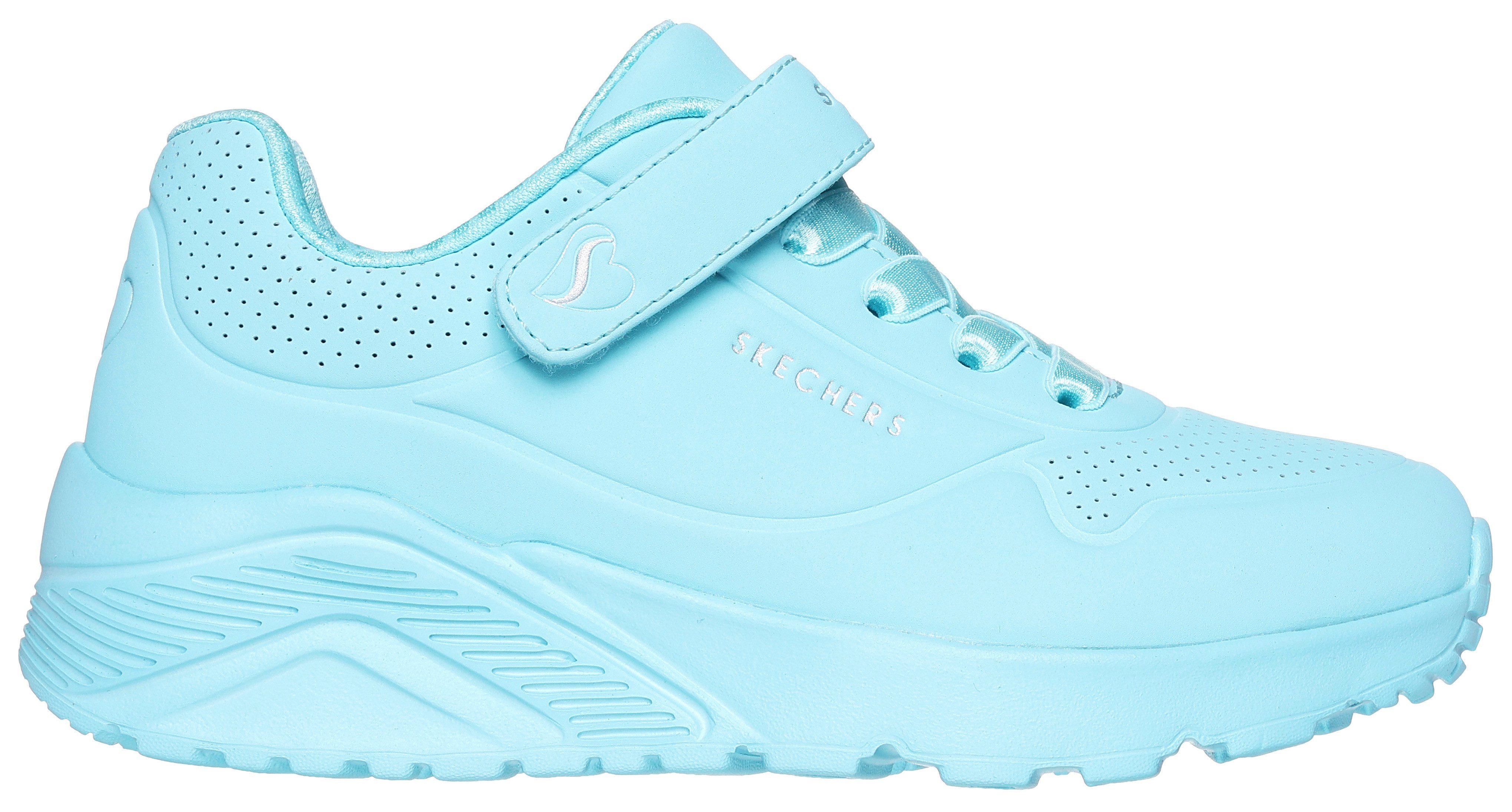Skechers Sneakers UNO LITE Plateausneaker, retro sneaker, klittenbandschoen in monochrome look