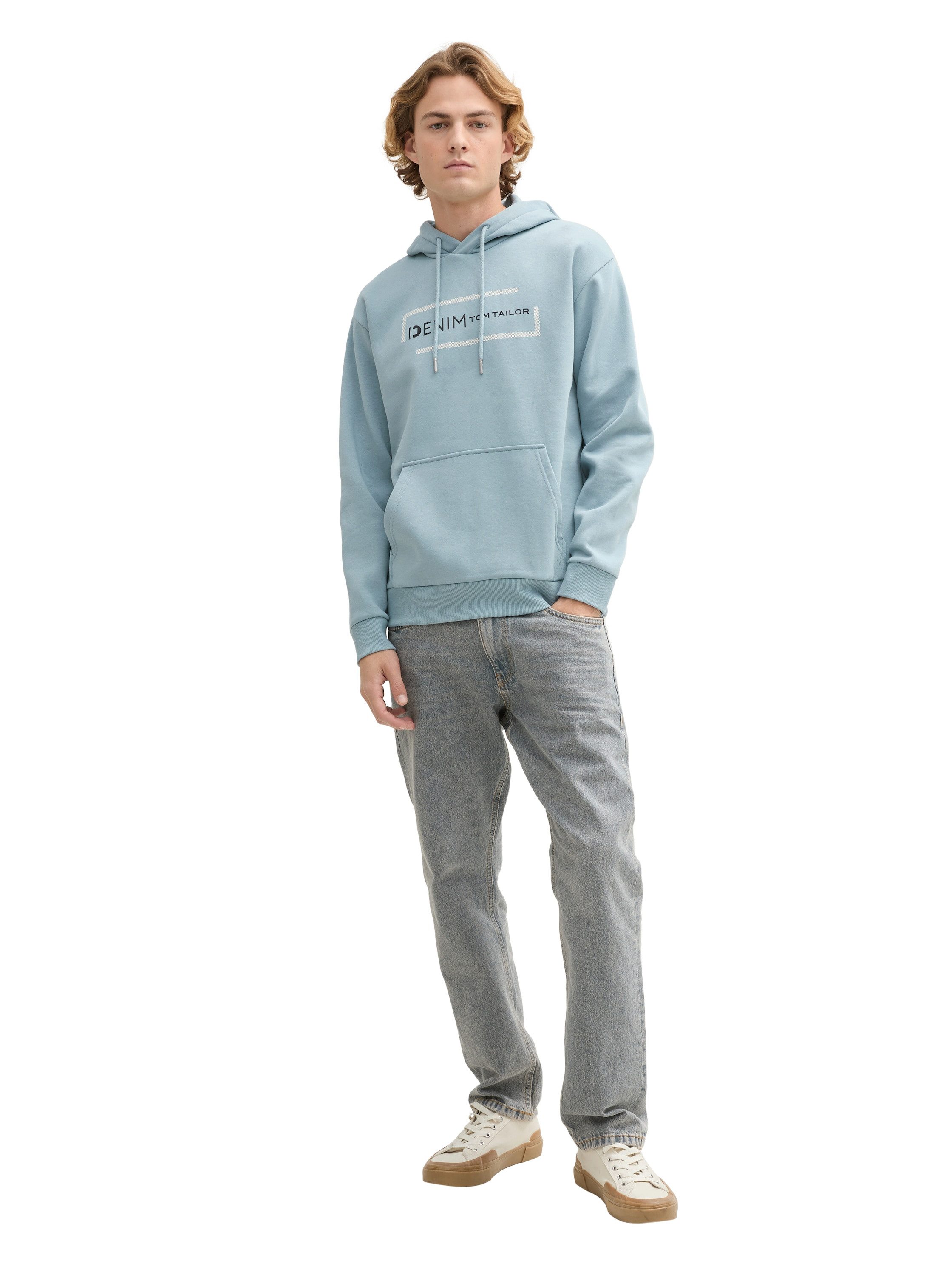 Tom Tailor Denim Hoodie met grote logoprint