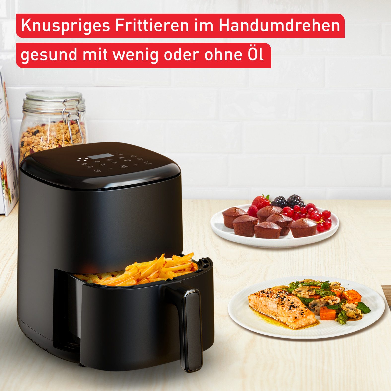 Tefal Airfryer EY1458 Easy Fry Compact