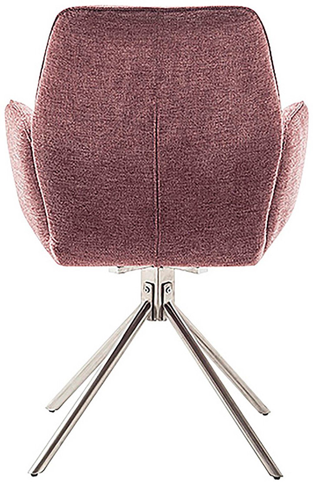 MCA furniture Eetkamerstoel Greyton (2-set), draaibaar 180°, belastbaarheid 120 kg, zithoogte ca. 50 cm