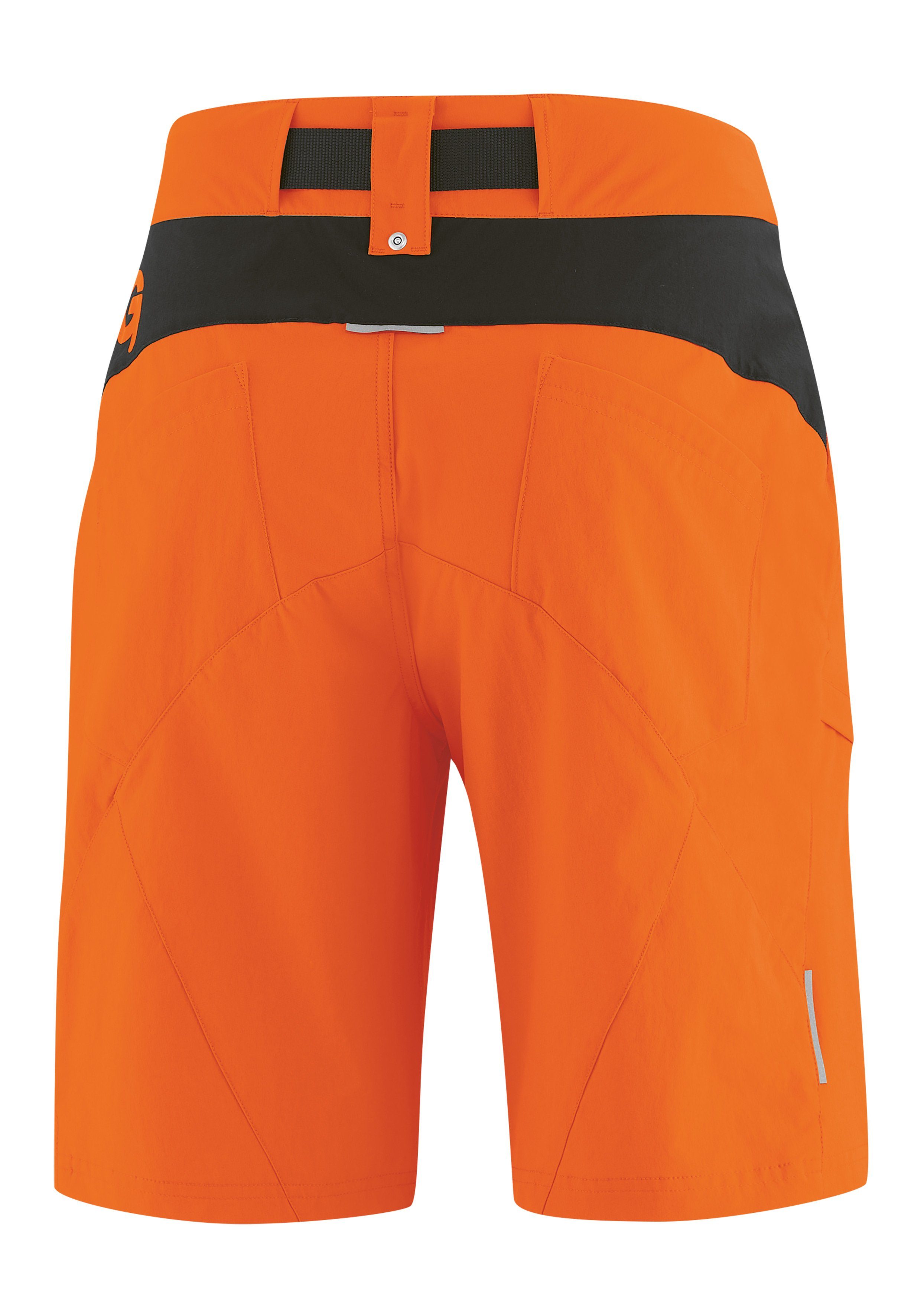 Gonso Fietsbroek Arico Basic korte herenfietsbroek met zitkussen, waterafstotend, inclusief riem