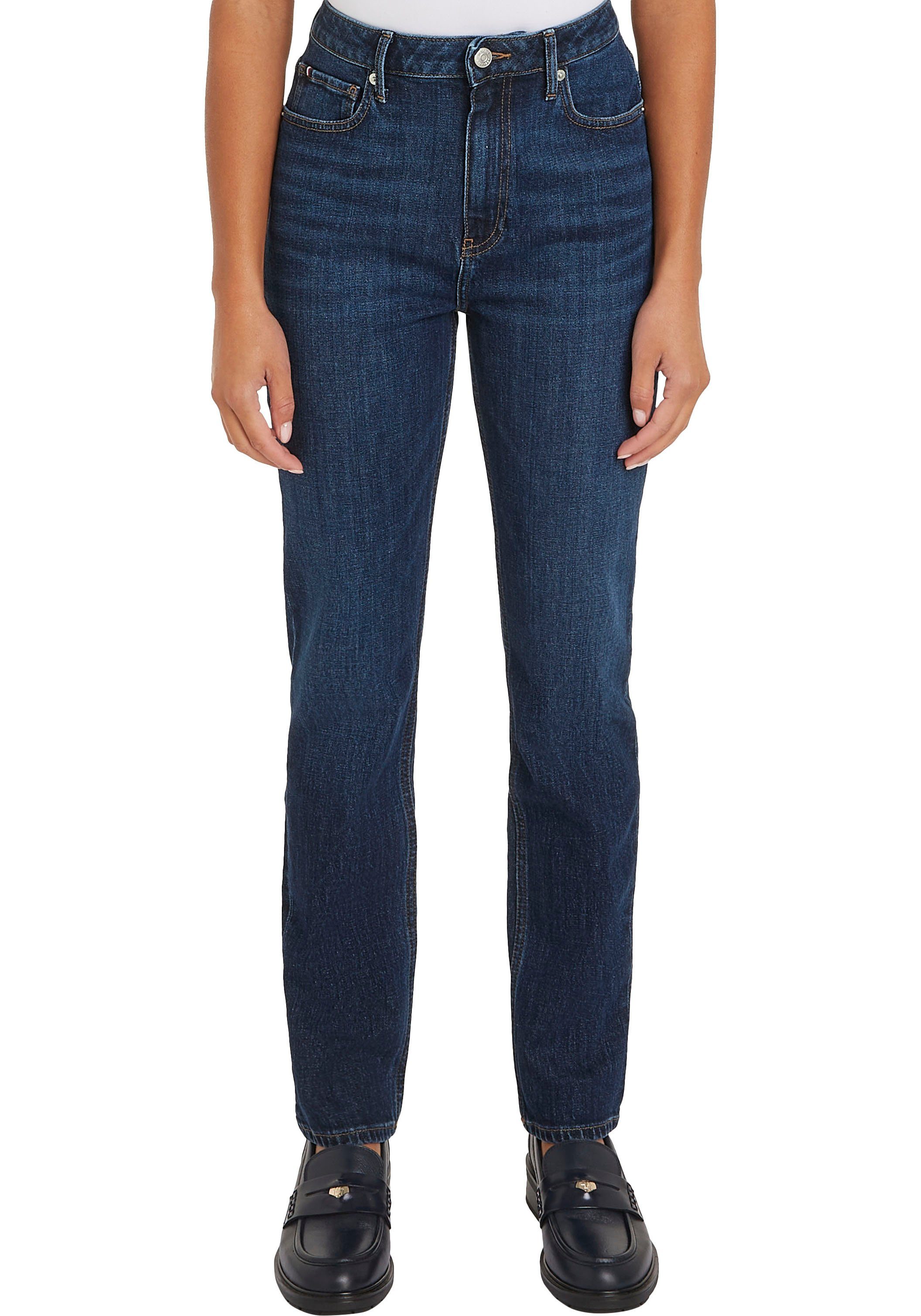 Tommy Hilfiger Slim fit jeans SLIM CIGARETTE HW A DARK BLUE