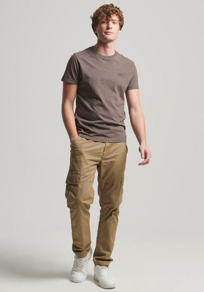 Superdry Shirt met ronde hals ESSENTIAL LOGO EMB TEE