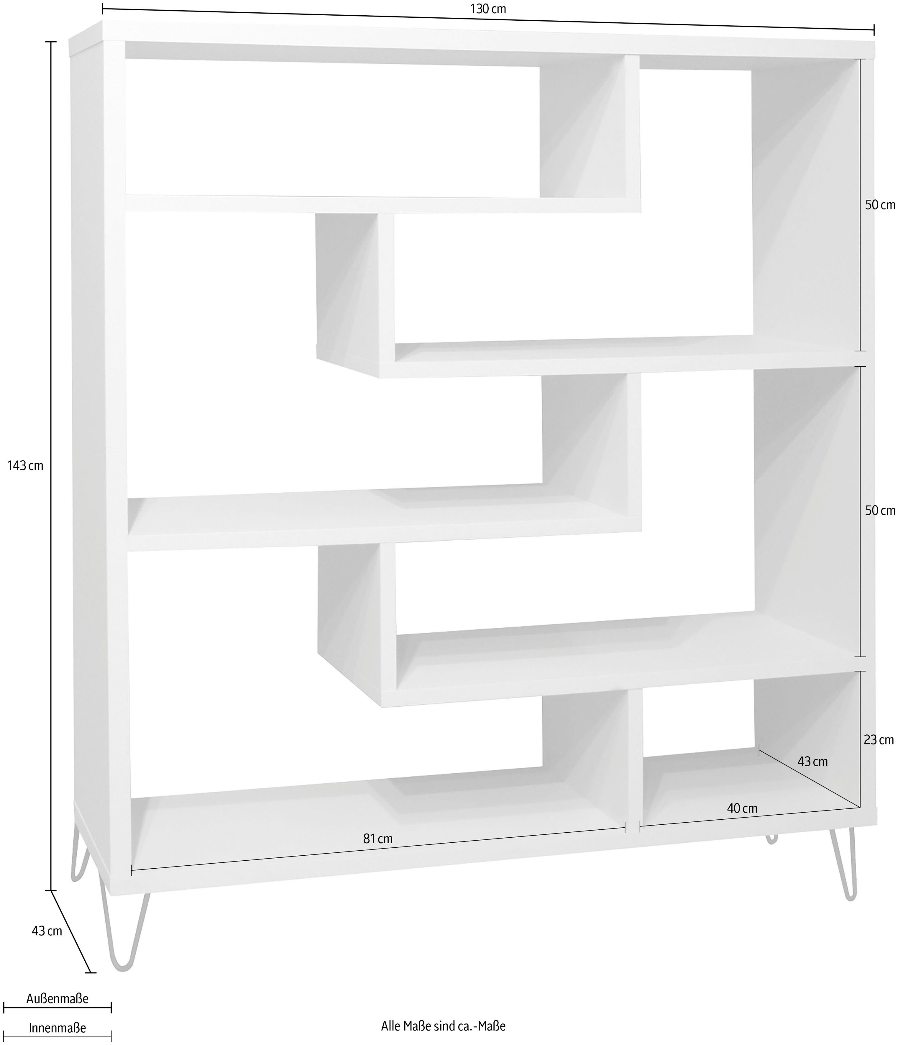 Mäusbacher Roomdivider Tetrix Breedte 130 cm