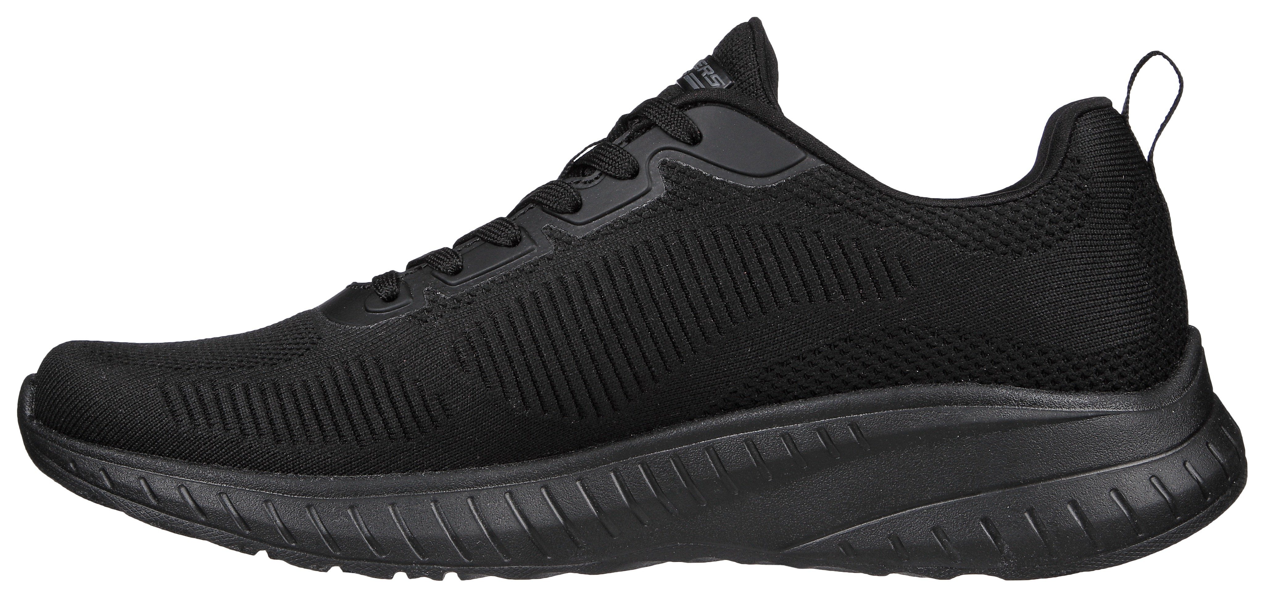 Skechers Sneakers BOBS SQUAD CHAOS in monochrome look, vrijetijdsschoen, lage schoen, veterschoen