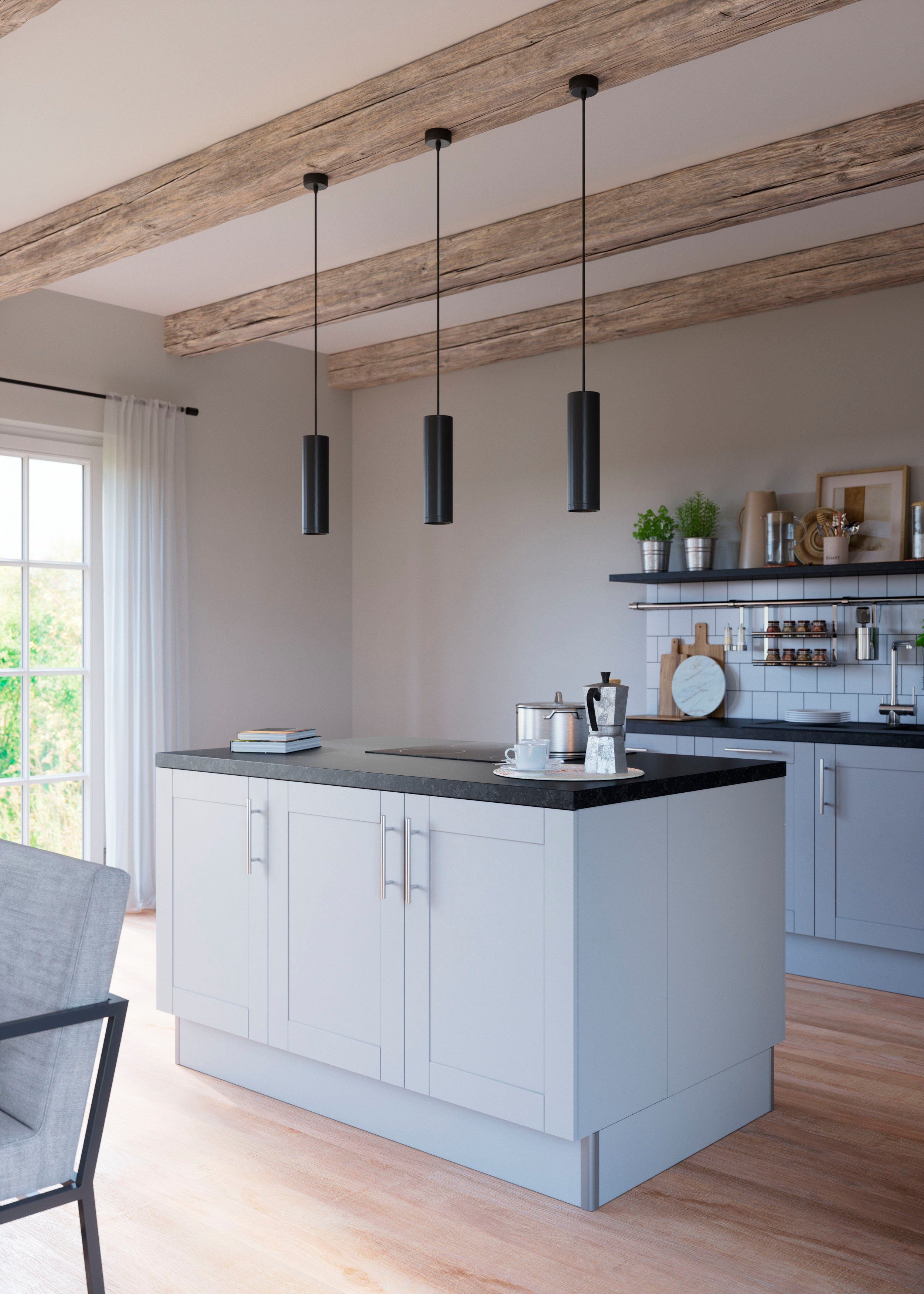 Kochstation Pantry keuken KS-Ahus Kookeiland, breedte 150 cm, optioneel met kookplaat