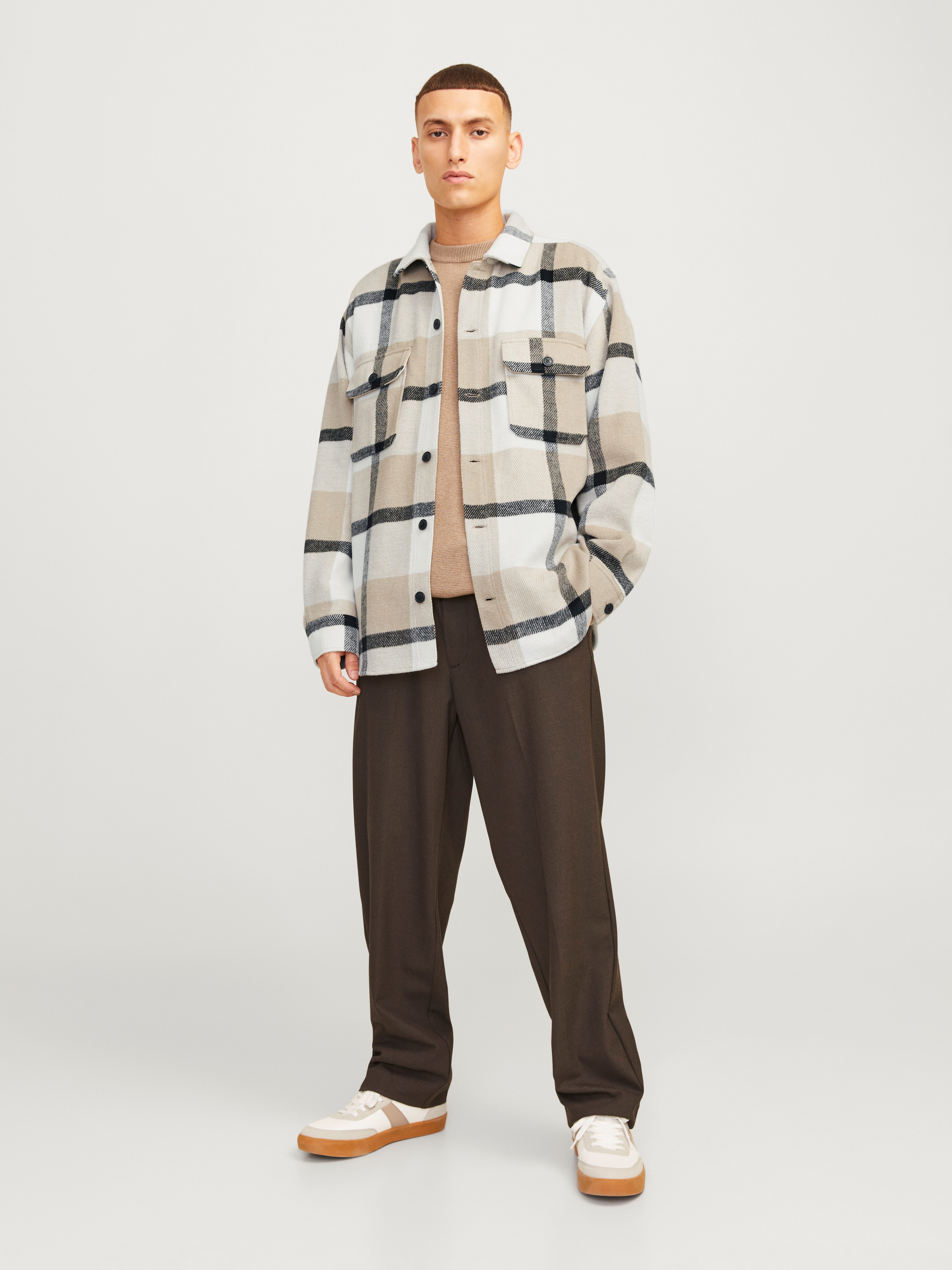 Jack & Jones Overhemd met lange mouwen JJEBRADLEY OLLIE OVERSHIRT LS NOOS