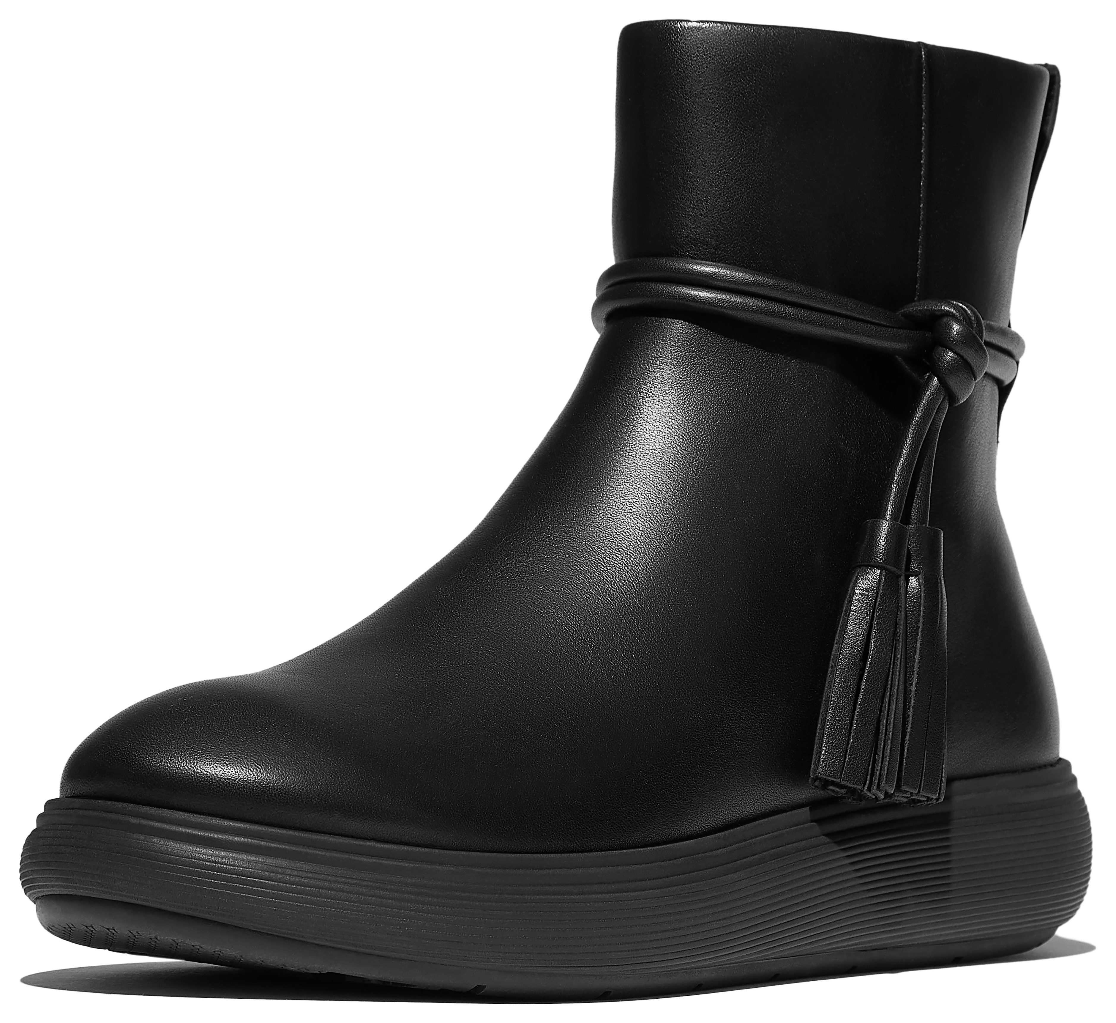 Fitflop Plateaulaarsjes IQ-COMFF TASSEL Boots, chunky boots met plateauzool