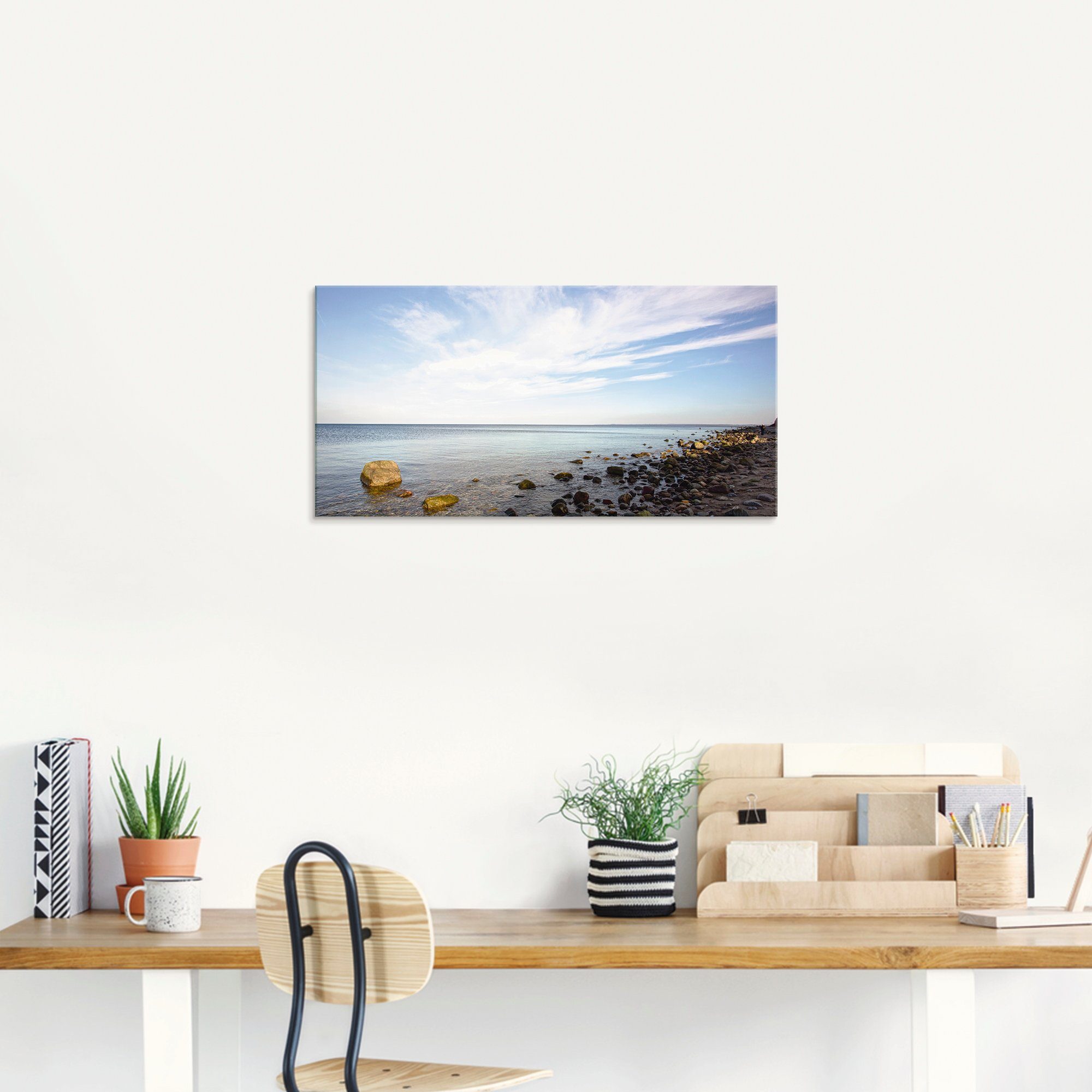 Artland Print op glas Brodtener oever in verschillende maten