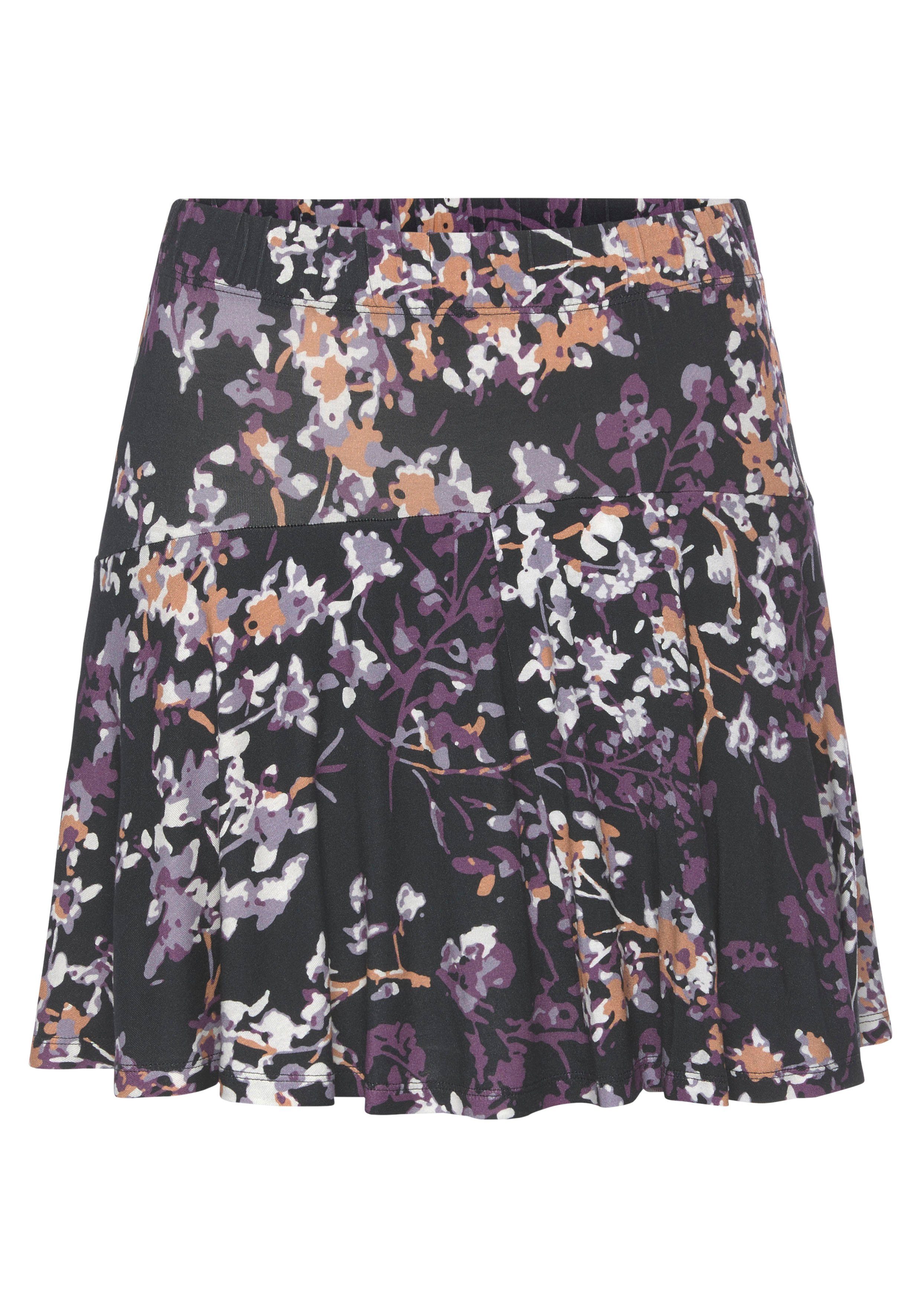 Vivance Broekrok met bloemenprint, skort, rok (skirt) inclusief broek (short)