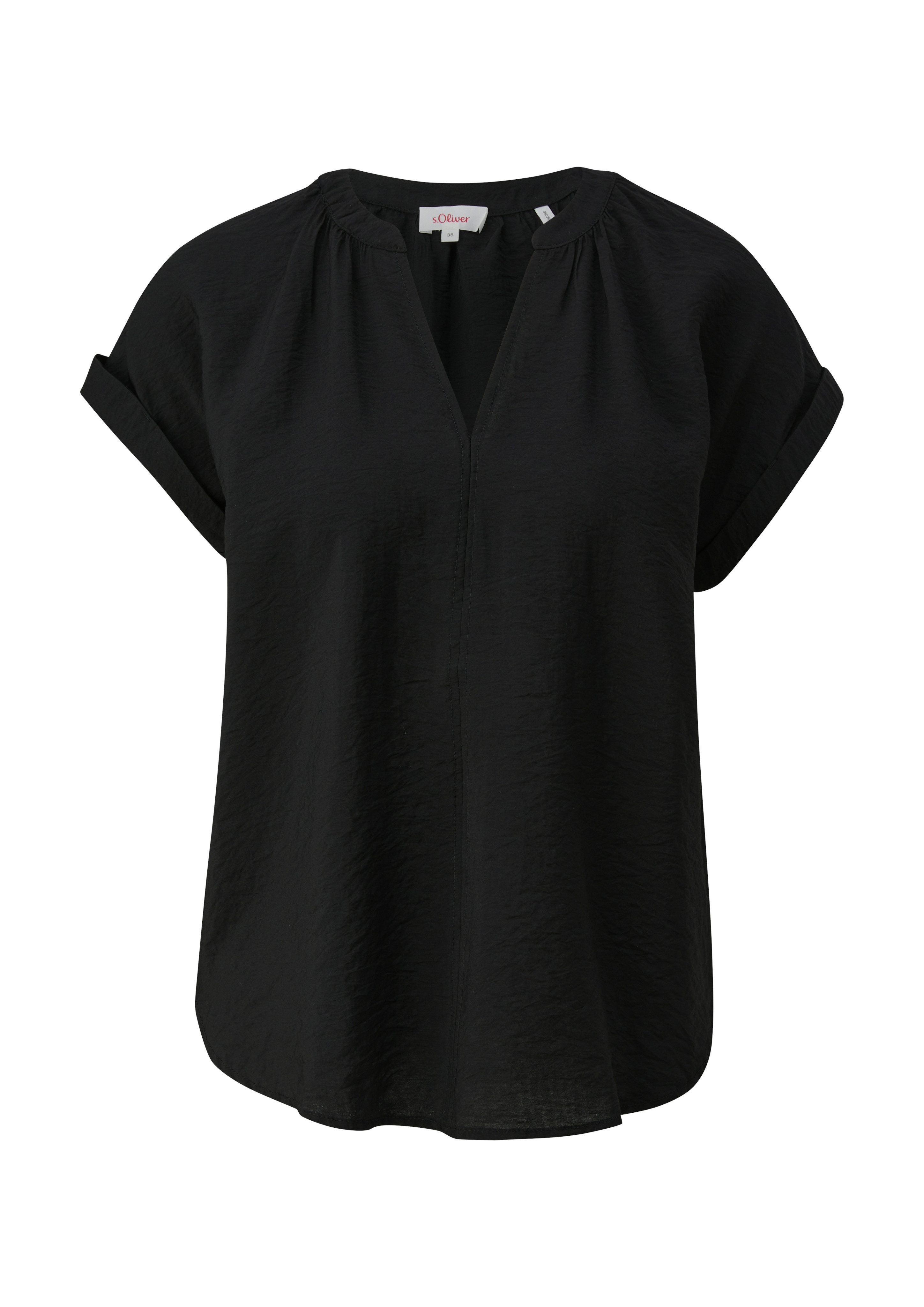 s.Oliver Gedessineerde blouse gemaakt van viscose