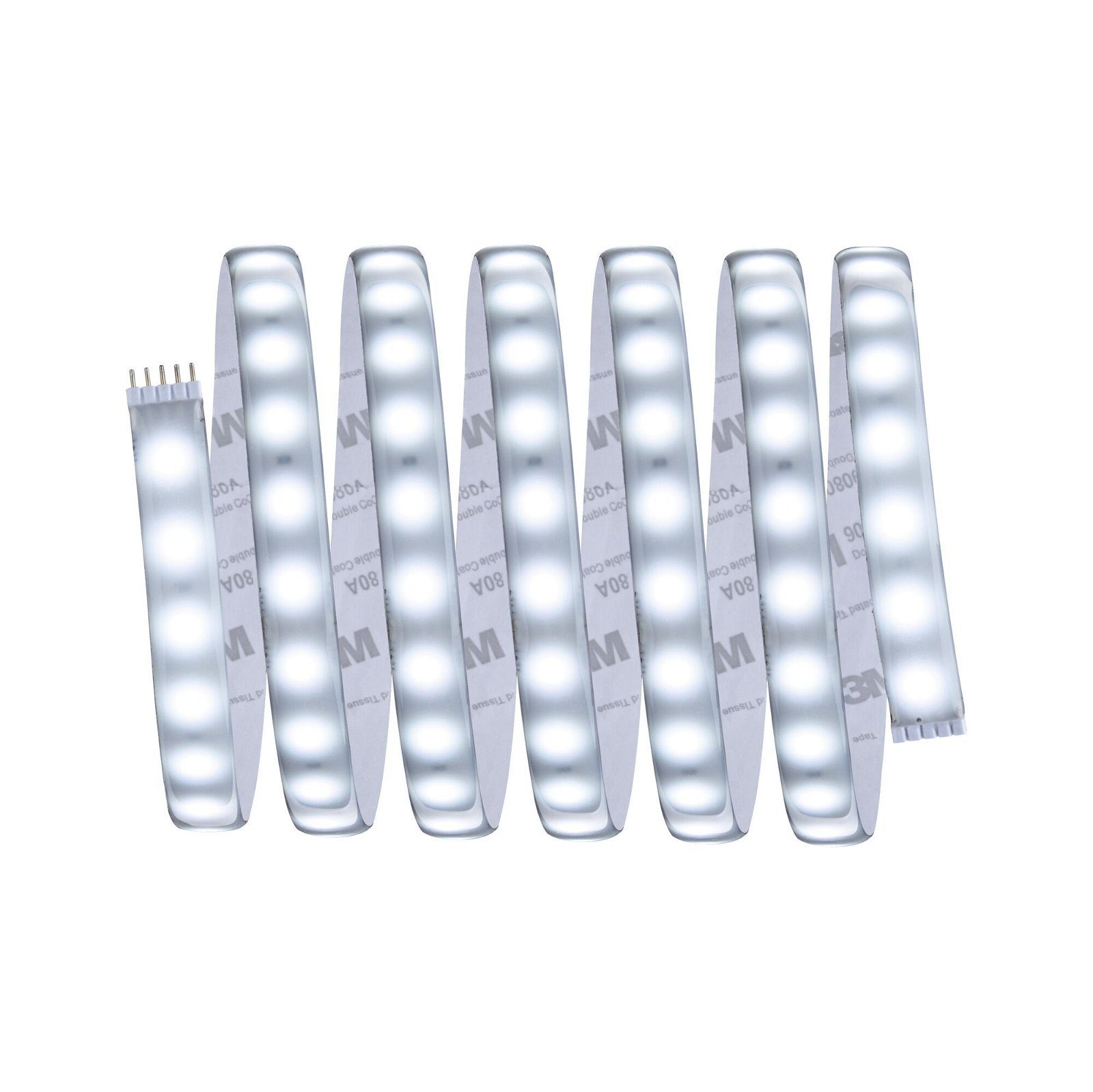 Paulmann Led-strepen MaxLED 500 Strip 2,5m Daylight Cover 6500K 15W 24V zilverkleur Kunststof (1 stuk)