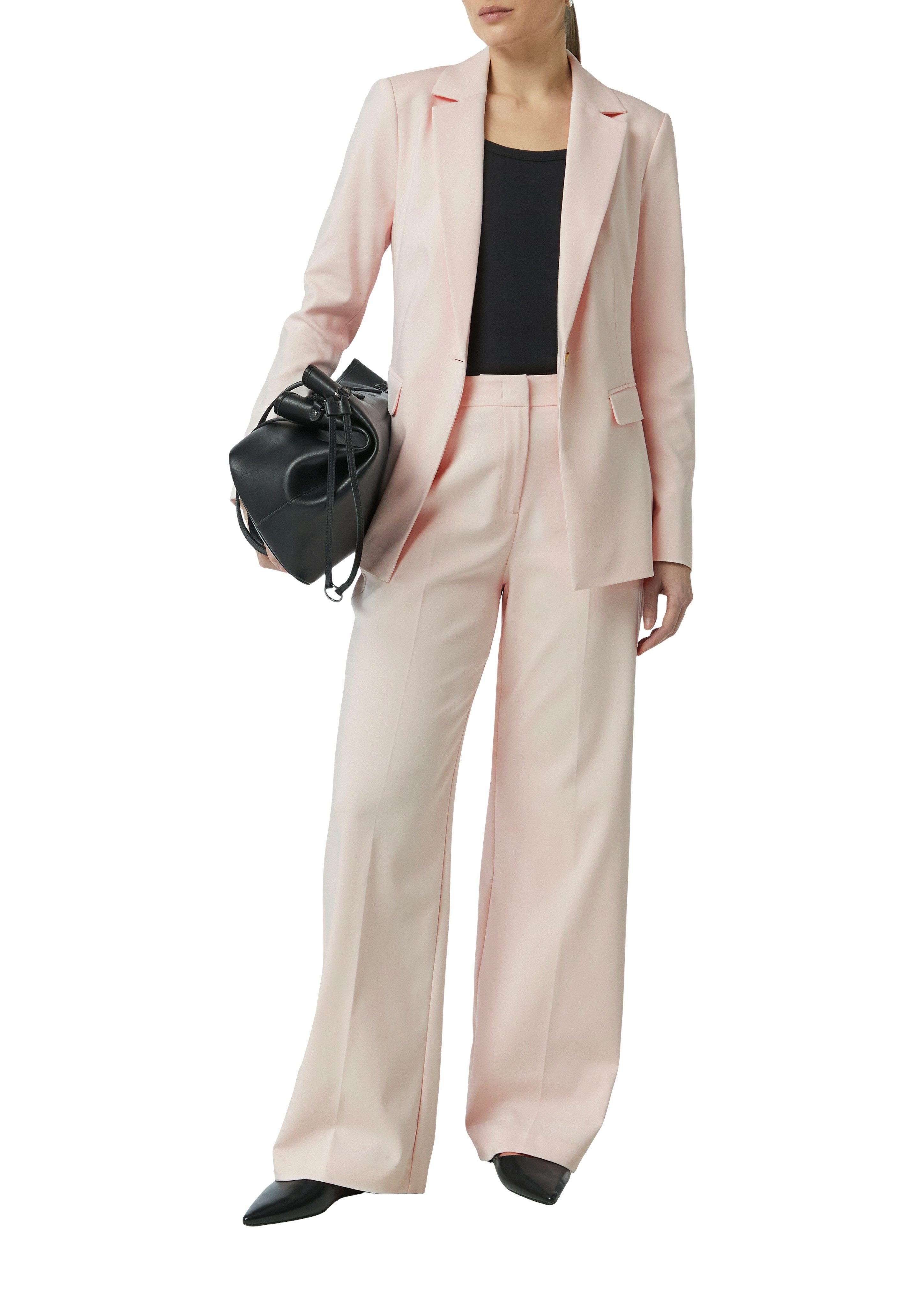 Comma Pantalon met persplooien
