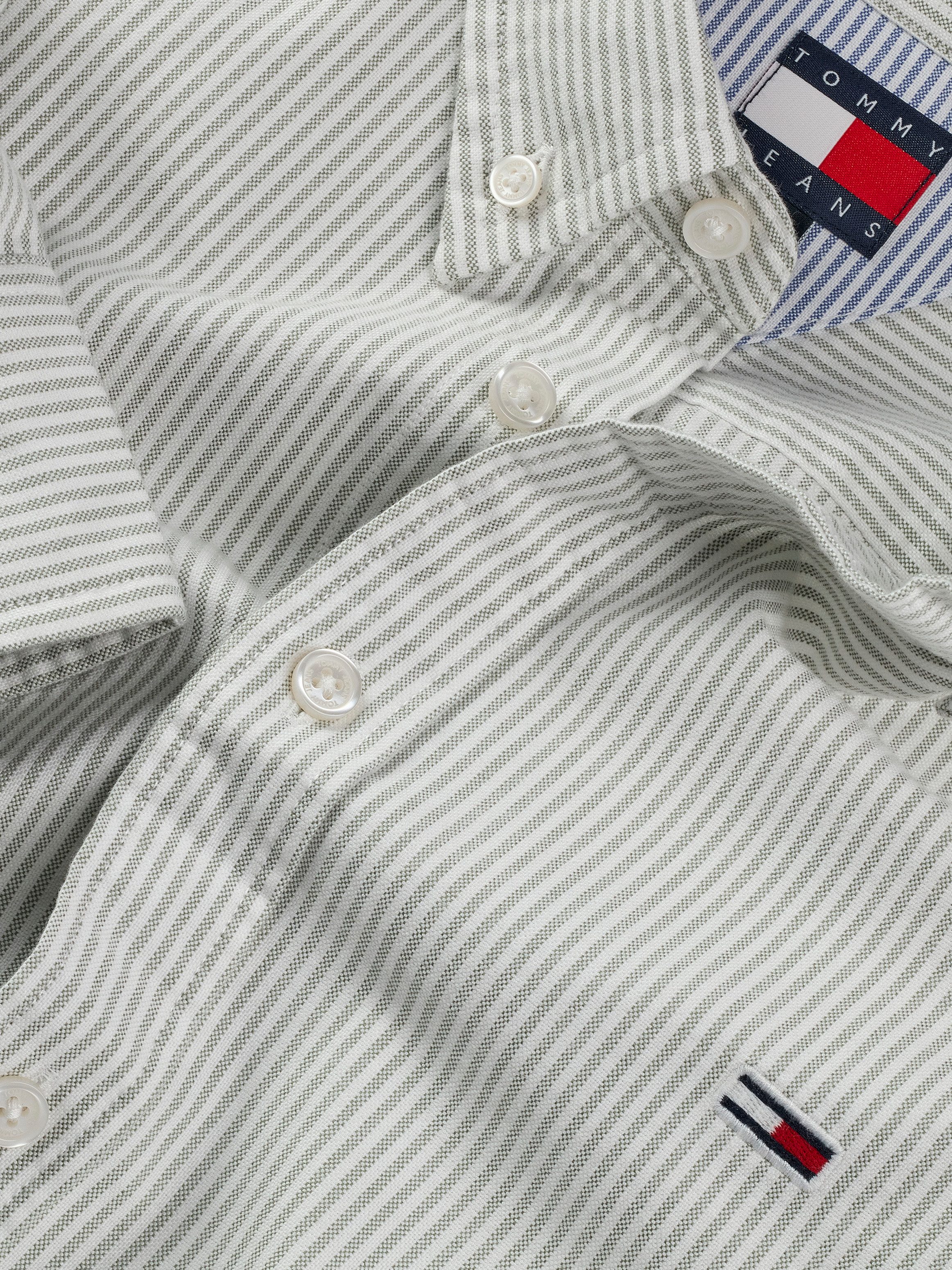 TOMMY JEANS Overhemd met lange mouwen TJM SLIM STRIPE OXFORD SHIRT EXT
