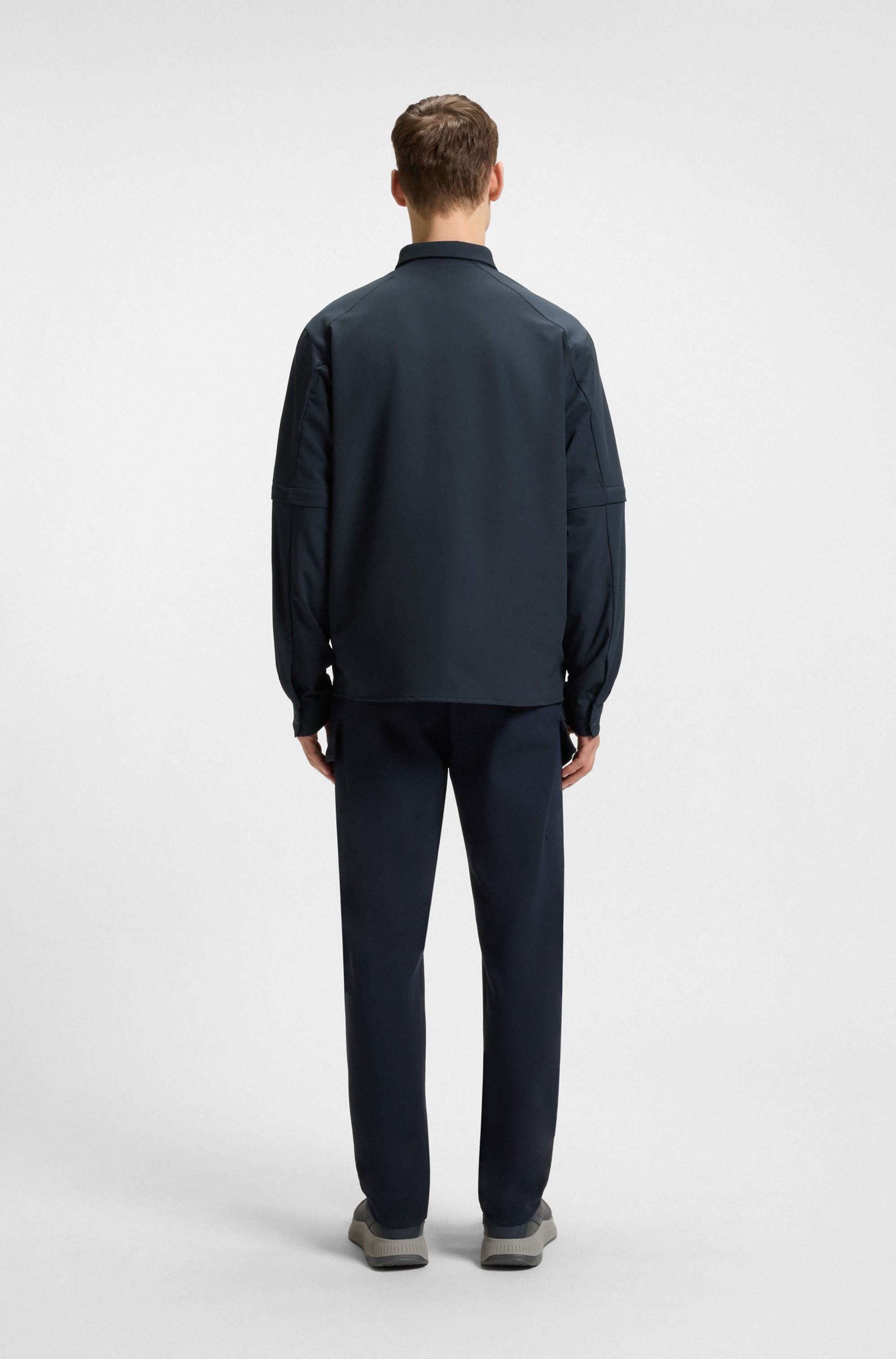 BOSS GREEN Functioneel shirt B_Rib_Glamping_L