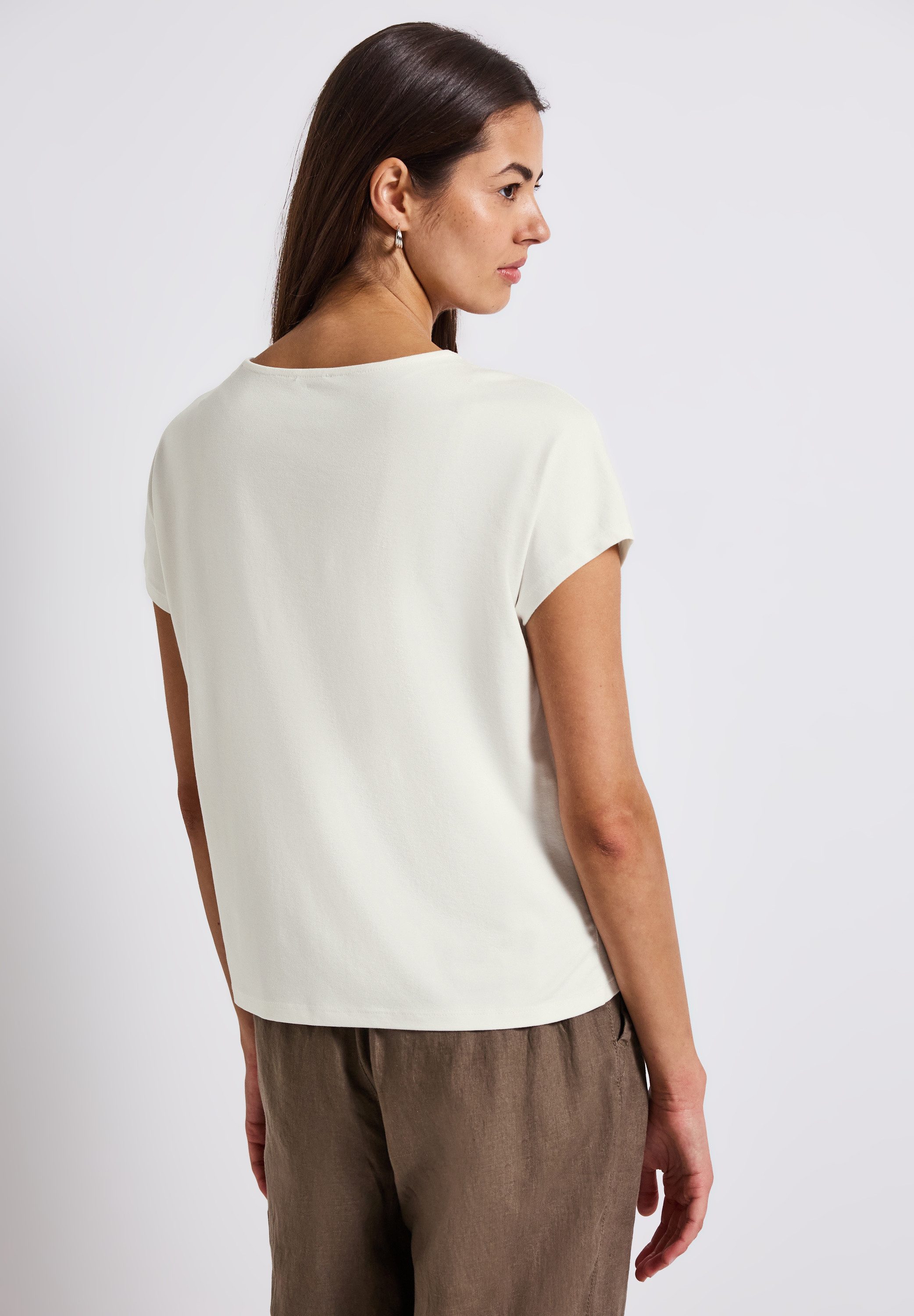STREET ONE Shirttop met een cut-outdetail