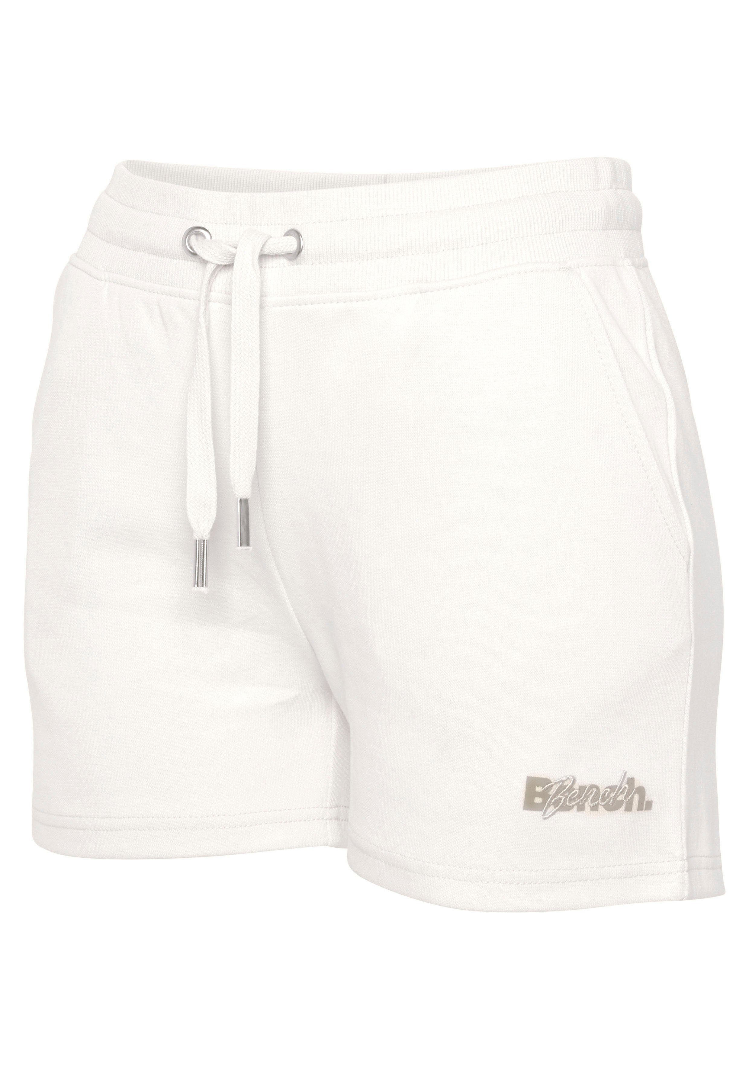 Bench. Loungewear Short met logoprint en borduursel