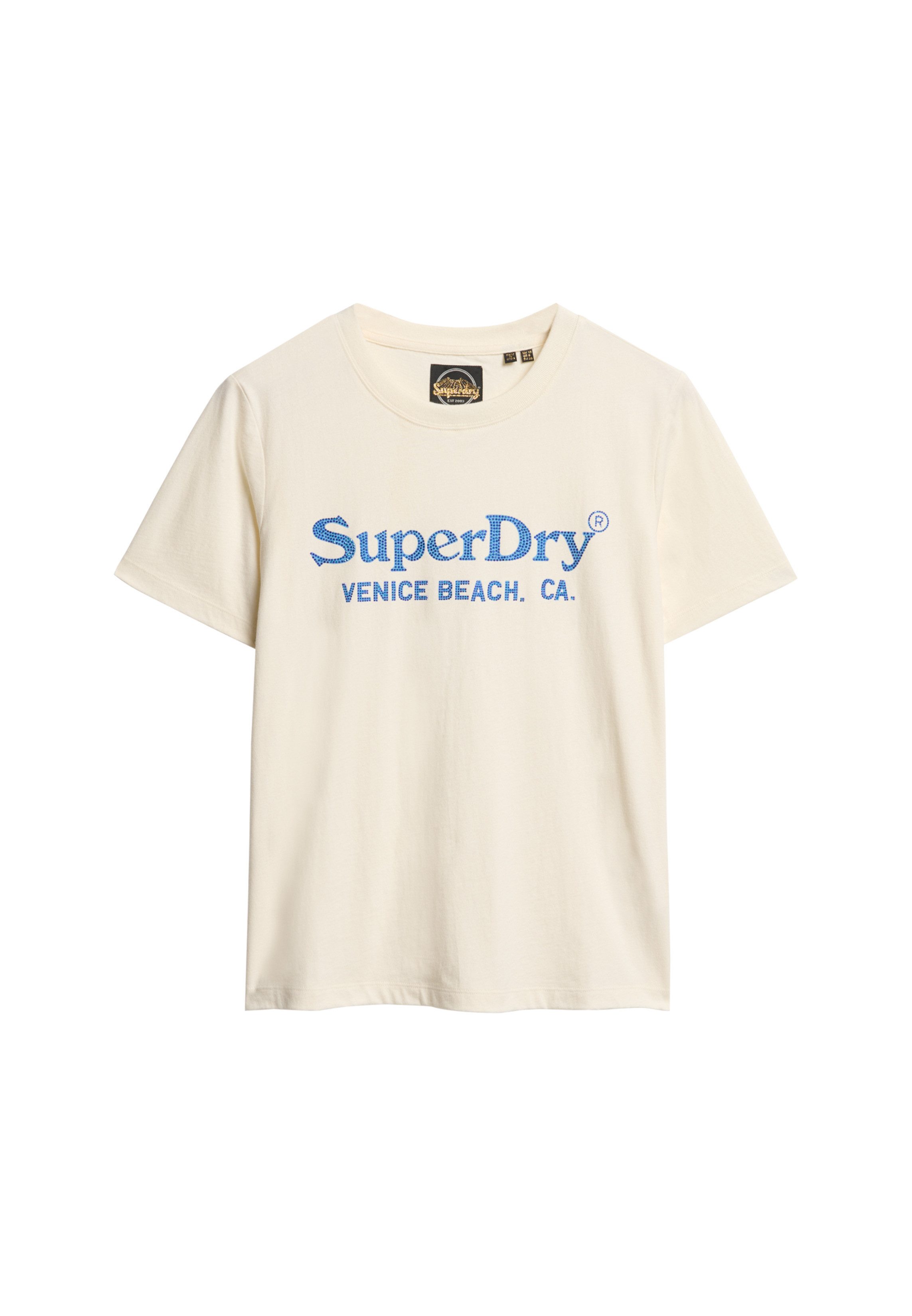 Superdry Shirt met korte mouwen VENUE METALLIC RELAXED TEE