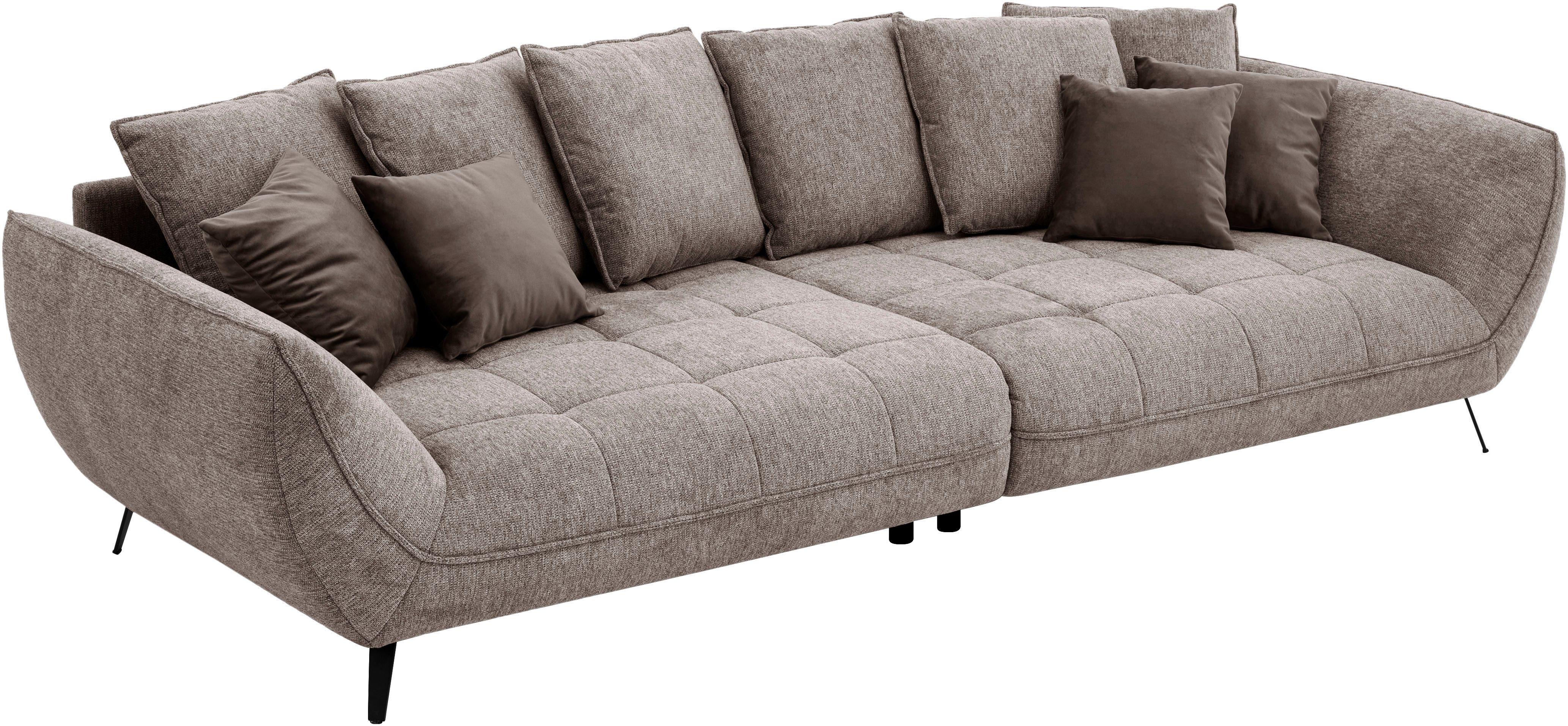 exxpo - sofa fashion Megabank Triton incl. 10-delig kussen set, gezellige megasofa, veel ruimte om te ontspannen (2-delig)