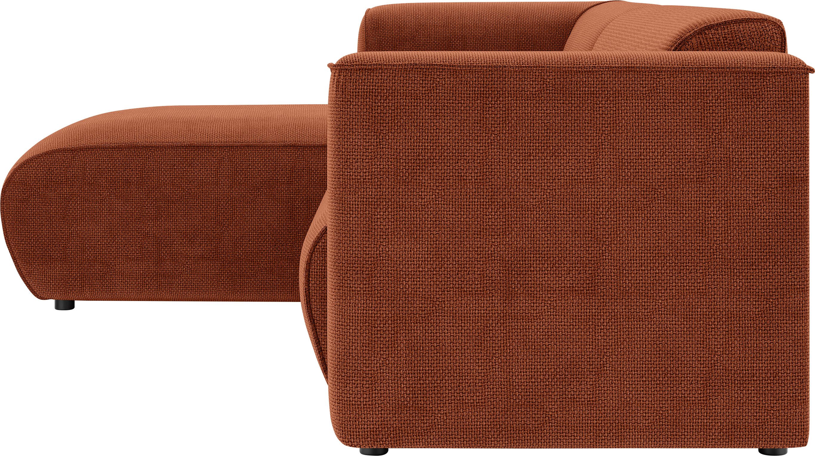 INOSIGN Hoekbank MERID L-vorm (257 cm), tijdloos & stijlvol ontwerp