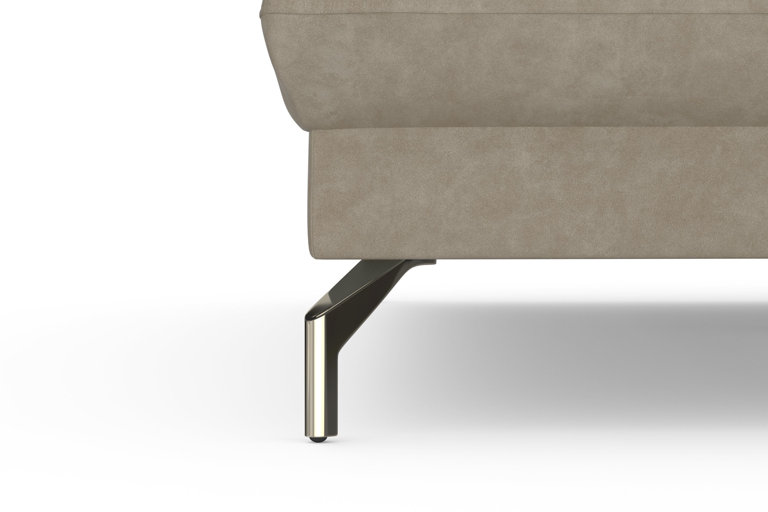 sit&more Hoekbank Fashion L-vorm naar keuze met verstelbare hoofdsteun, uittrekzitting, motorisch, nikkel poten