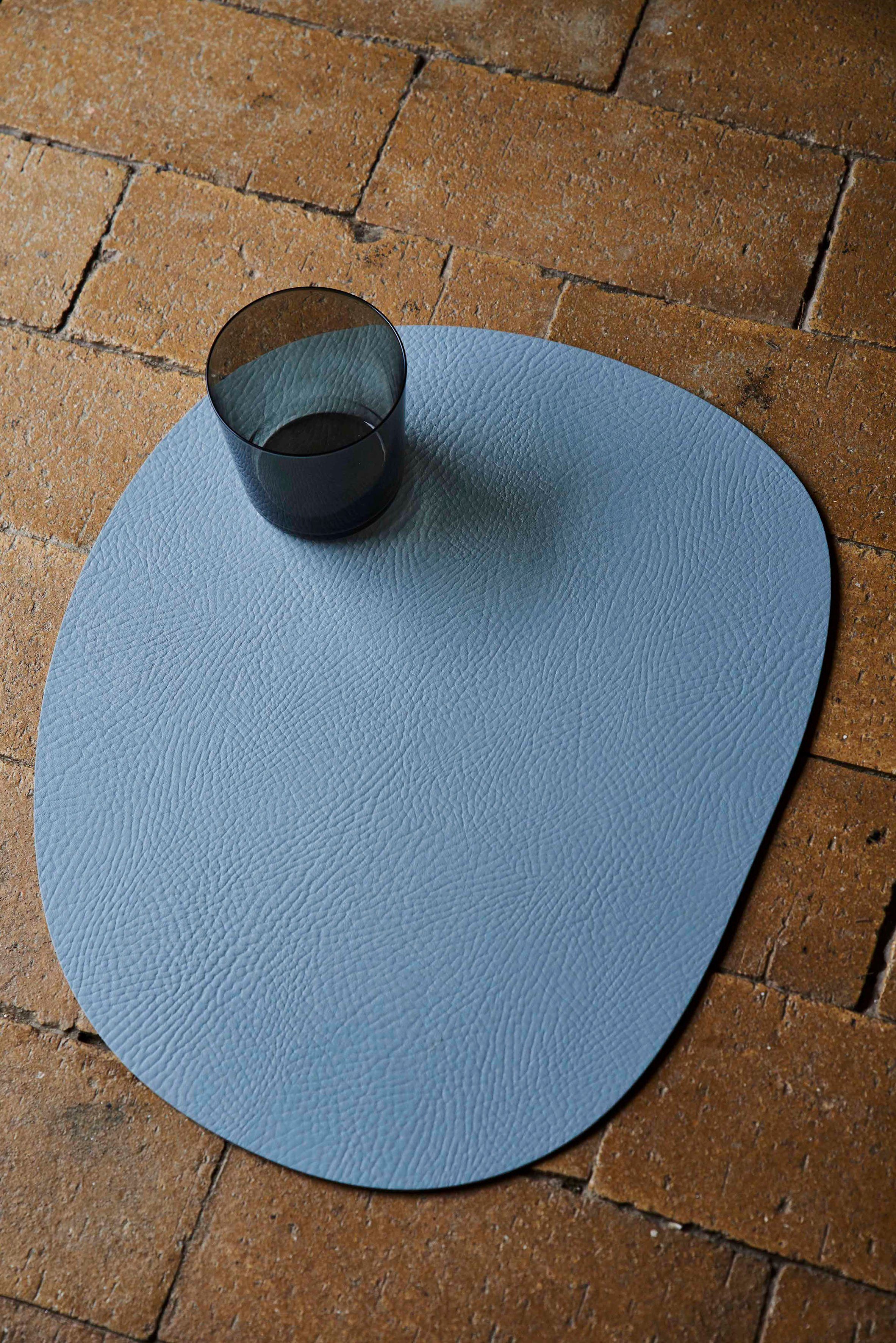aida RAW Set placemats Buffallo 95% gerecycled leer (set, 4 stuks)