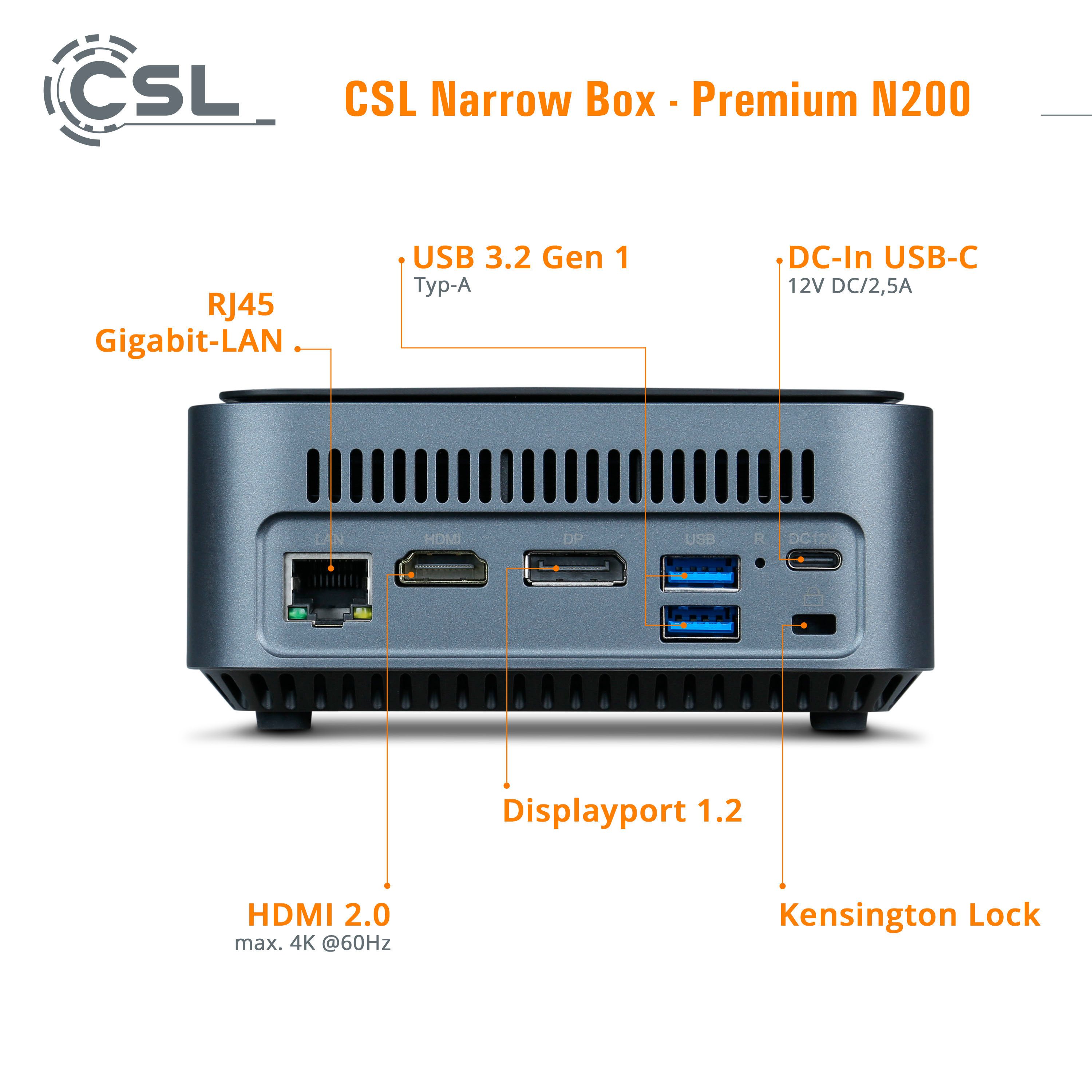 CSL Mini-pc Narrow Box Premium