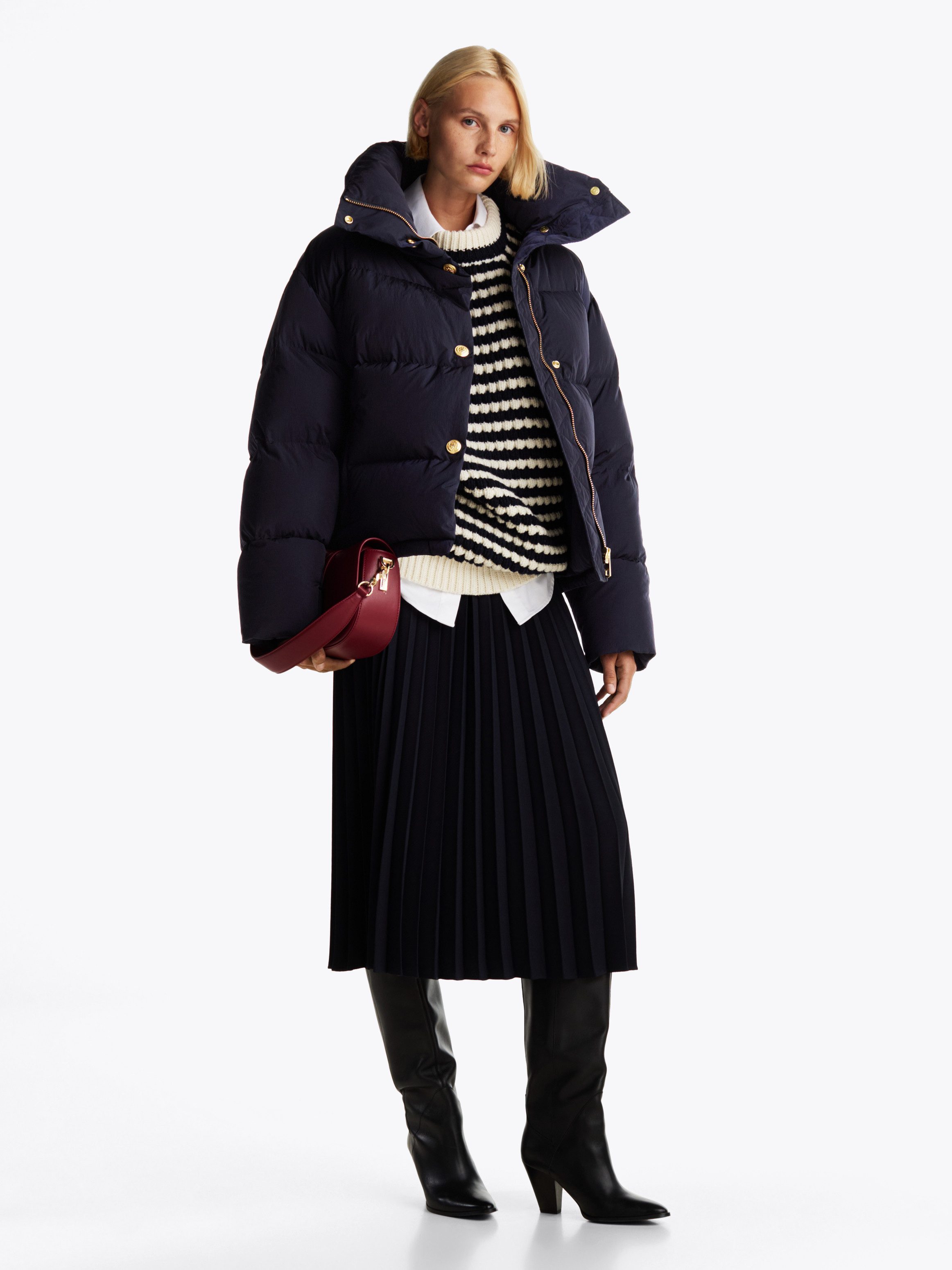 Tommy Hilfiger Gewatteerde jas met logo-embossing